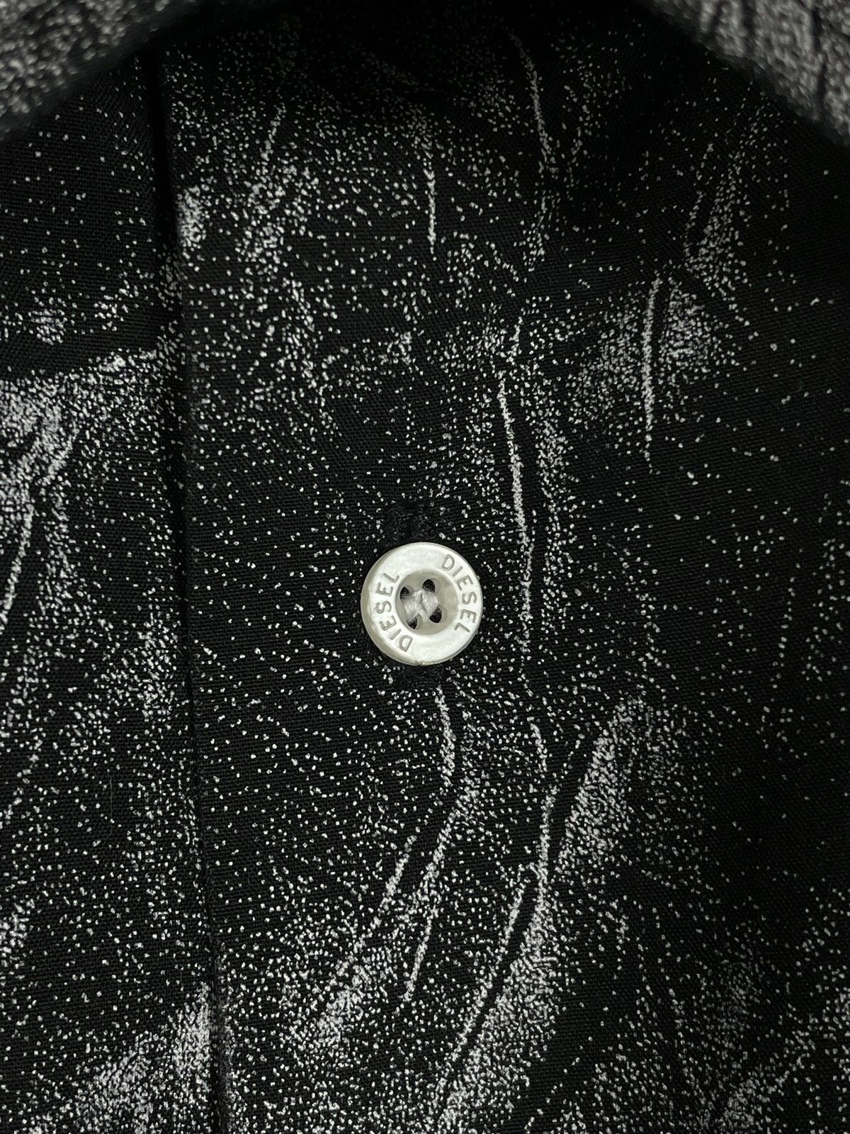 Diesel × Vintage Diesel Vintsge Y2k Black Shirt Avant Garde Opium Affliction Size US L / EU 52-54 / 3 - 7 Thumbnail