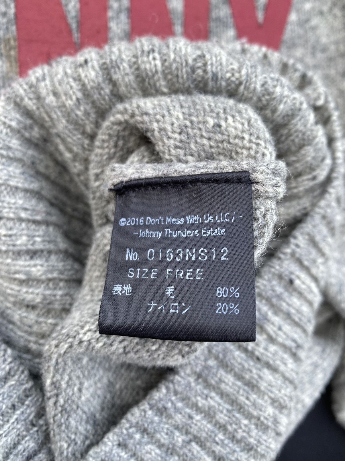 Hysteric Glamour Rare Hysteric Glamour Johny Fucking Thunder Wool Sweater Size US M / EU 48-50 / 2 - 13 Thumbnail