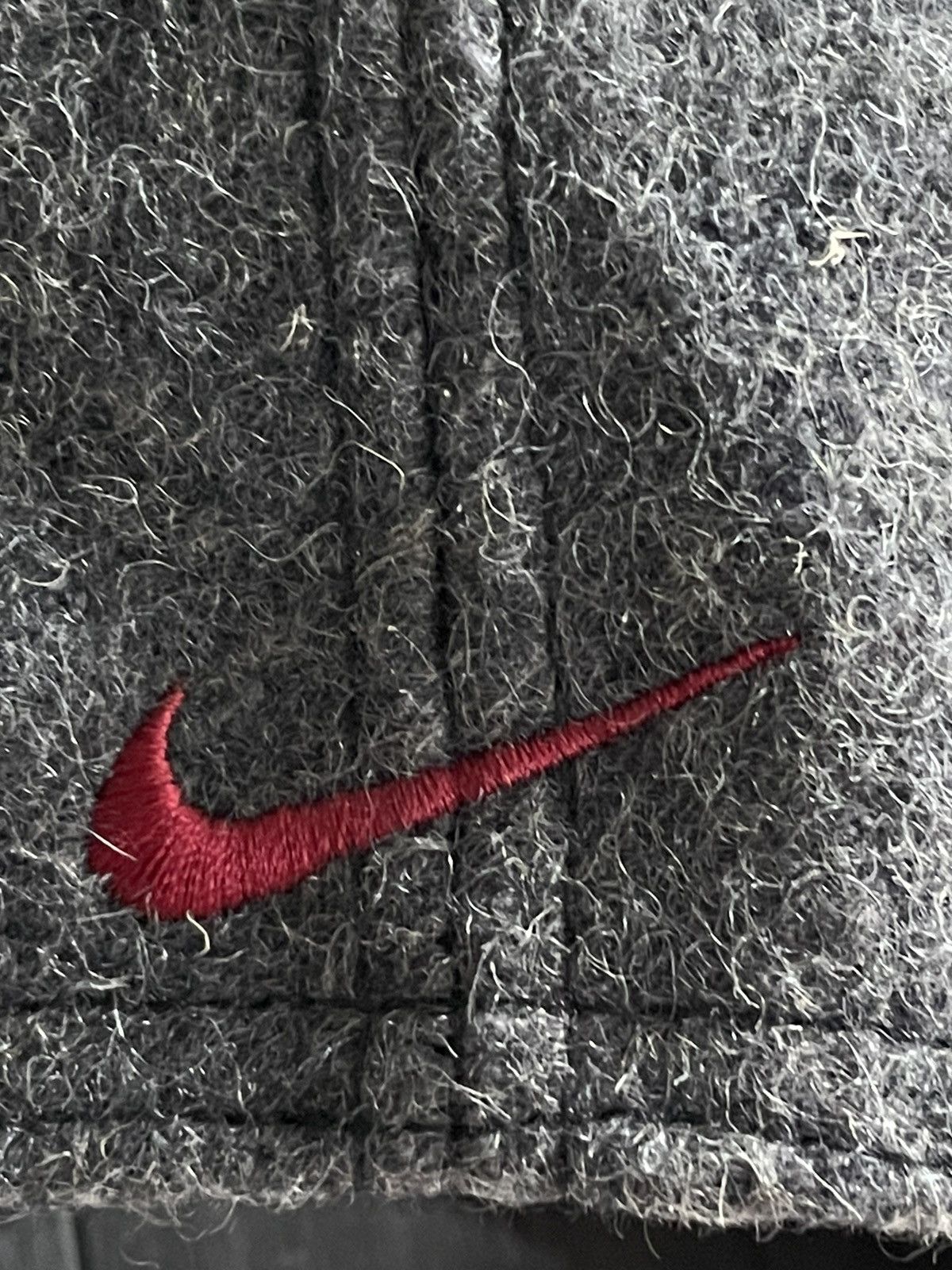 Nike × Vintage Vintage Nike 90’s Wool Hat Cap Teddy Logo Made In USA Size ONE SIZE - 5 Thumbnail