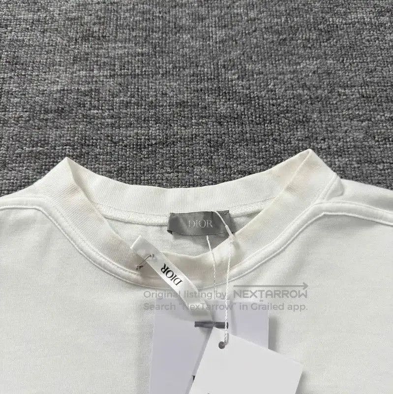 Dior Dior Cotton White Men's T-Shirt . Size US S / EU 44-46 / 1 - 3 Thumbnail