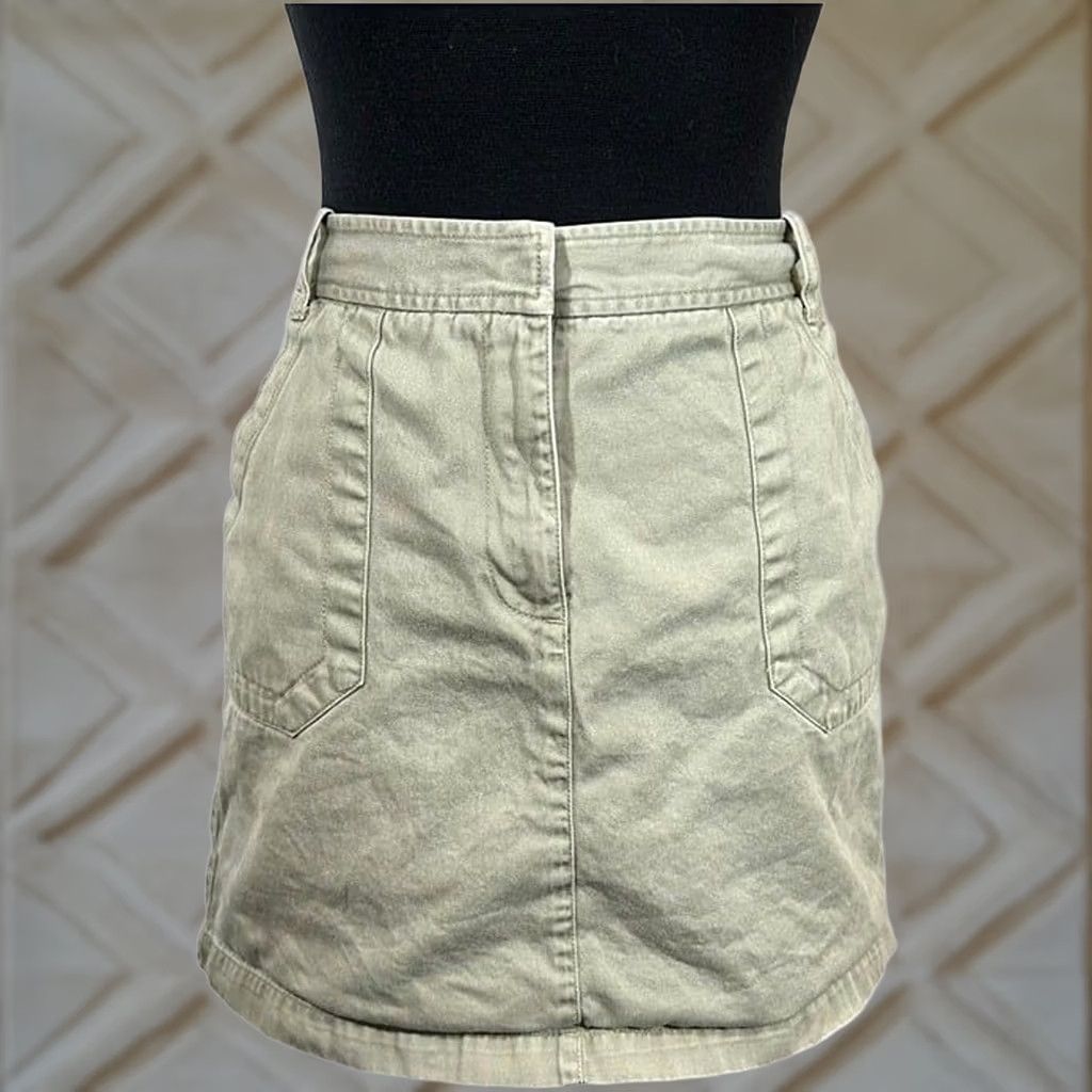 Vintage VINTAGE The Limited Cargo Mini Skirt Women's 6 Grey Size 28" / US 6 / IT 42 - 1 Thumbnail