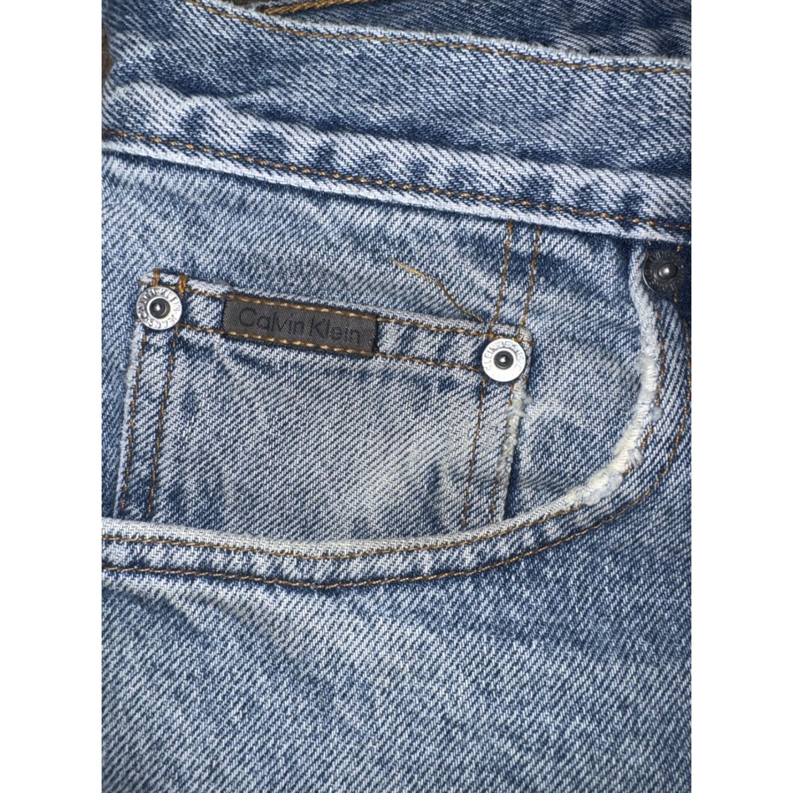 Calvin Klein VINTAGE Calvin Klein Jeans Men 36 Inseam 29 Denim Blue Light Wash USA Straight Size US 36 / EU 52 - 2 Thumbnail