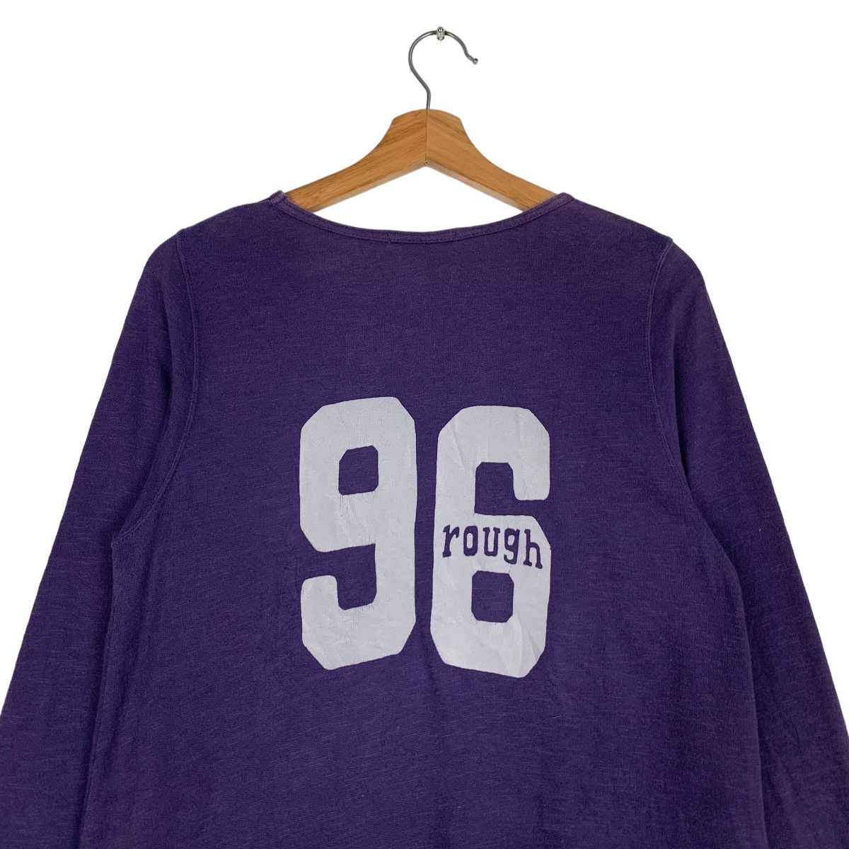 Vintage 96 ROUGH Athlete Patches Logo Pullover Sweater #0690-C32 Size US S / EU 44-46 / 1 - 9 Thumbnail
