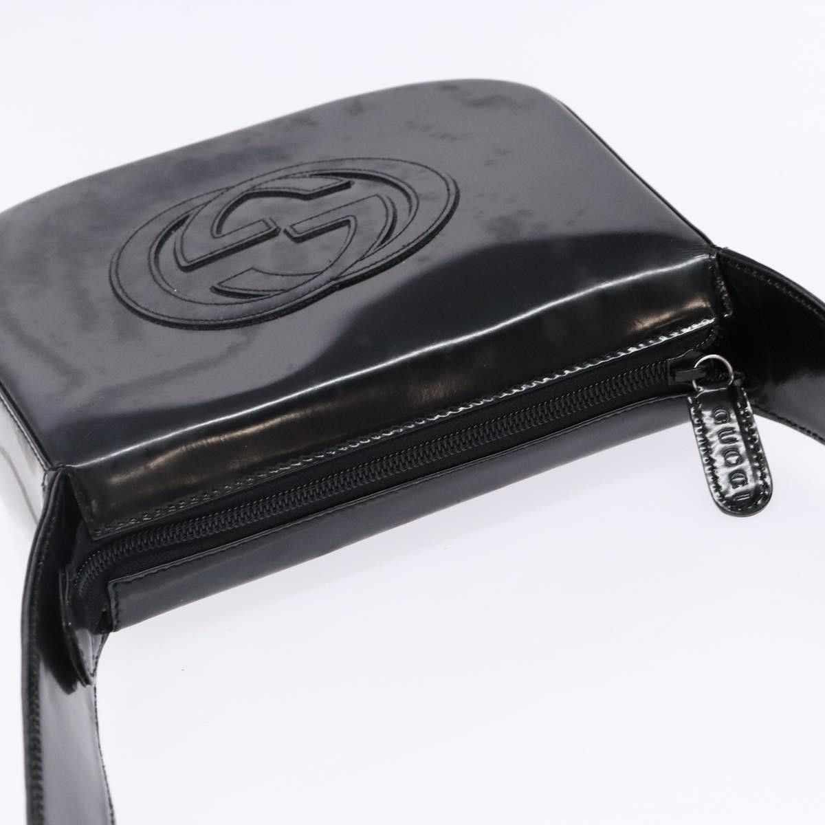 Gucci GUCCI Shoulder Bag Patent Leather Black Silver 007 2046 007 Size ONE SIZE - 6 Thumbnail