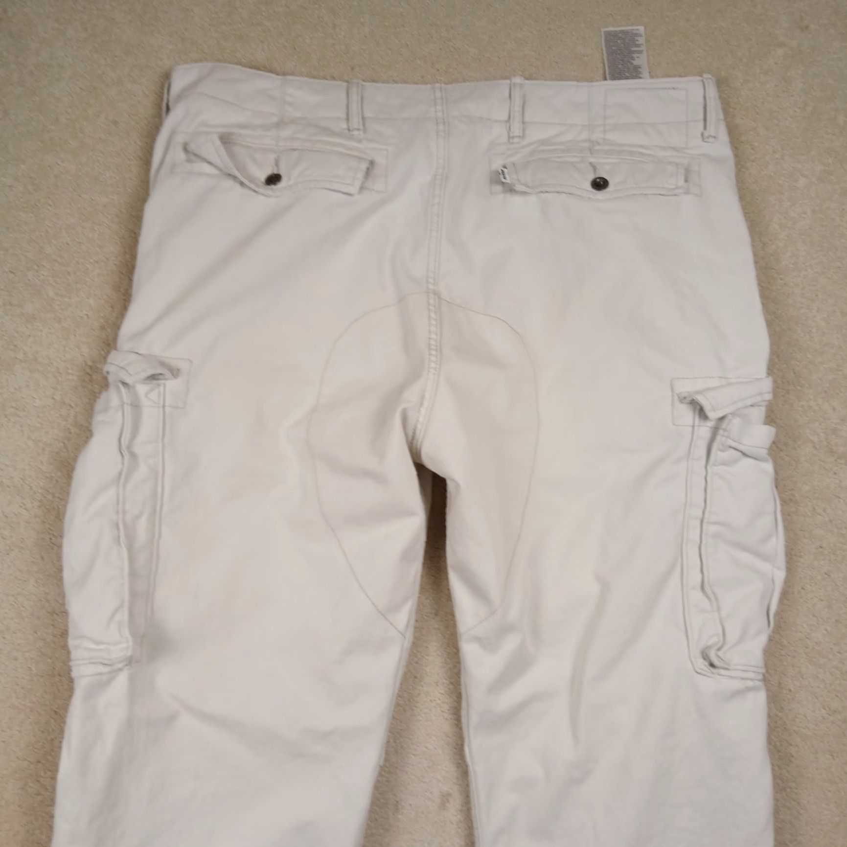 Levi's Levi's Cargo Pants Mens 38x32 Beige Regular Straight Cargo Pocket 90s Army Vintage No Size US 38 / EU 54 - 4 Thumbnail