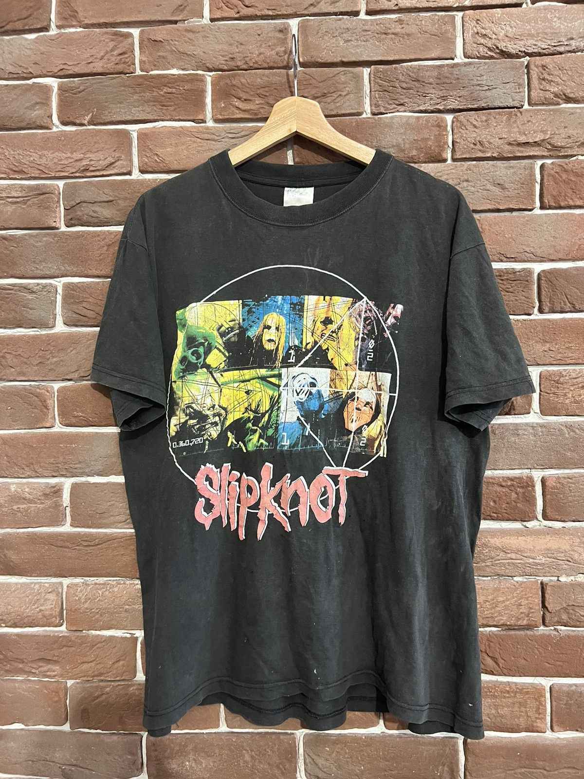 Band Tees Rare Vintage 90s Slipknot Masks Numetal Band Tee Grail Large Size US L / EU 52-54 / 3 - 1 Thumbnail