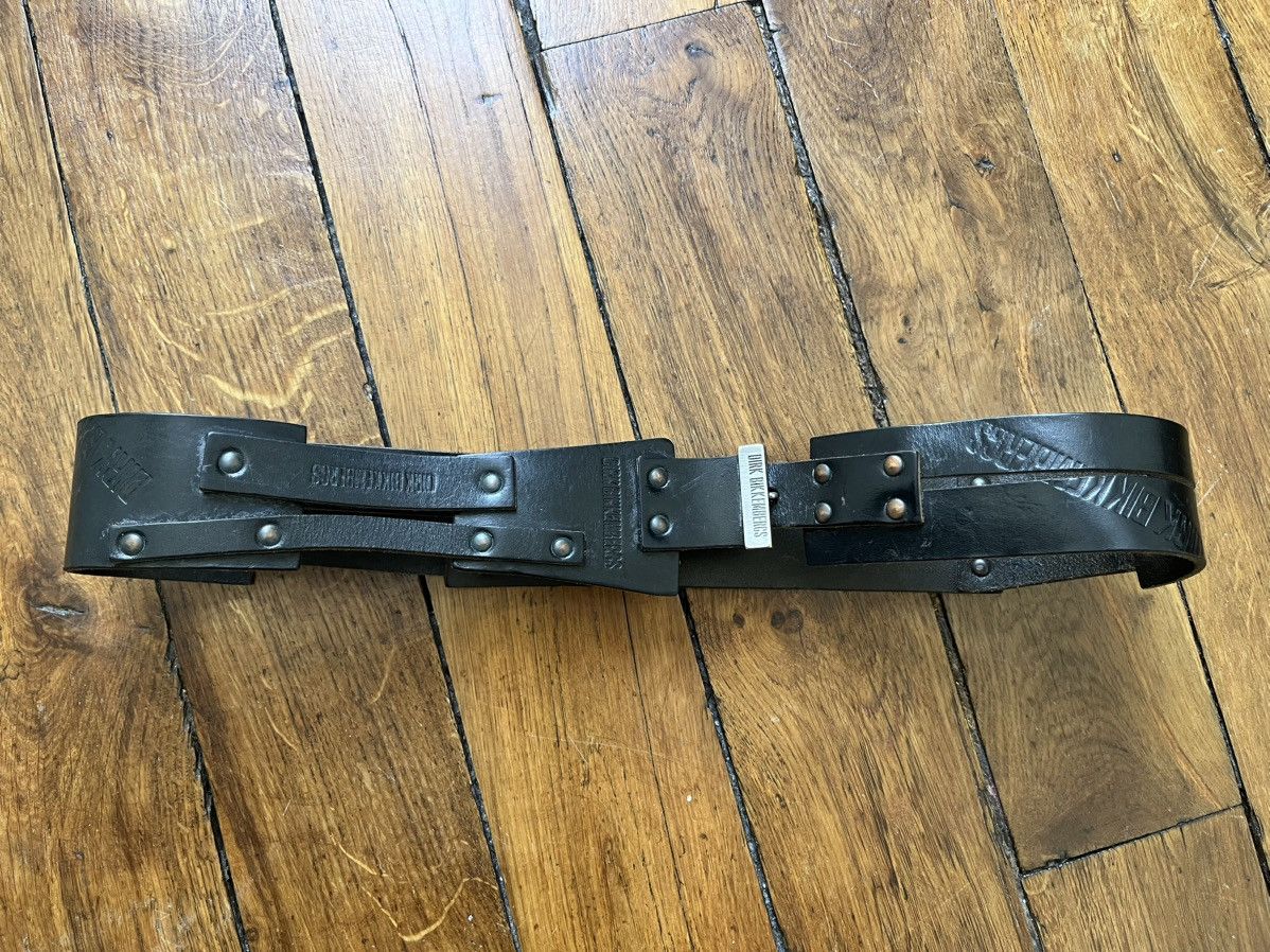 Dirk Bikkembergs 1990s Leather Belt Size ONE SIZE - 3 Thumbnail