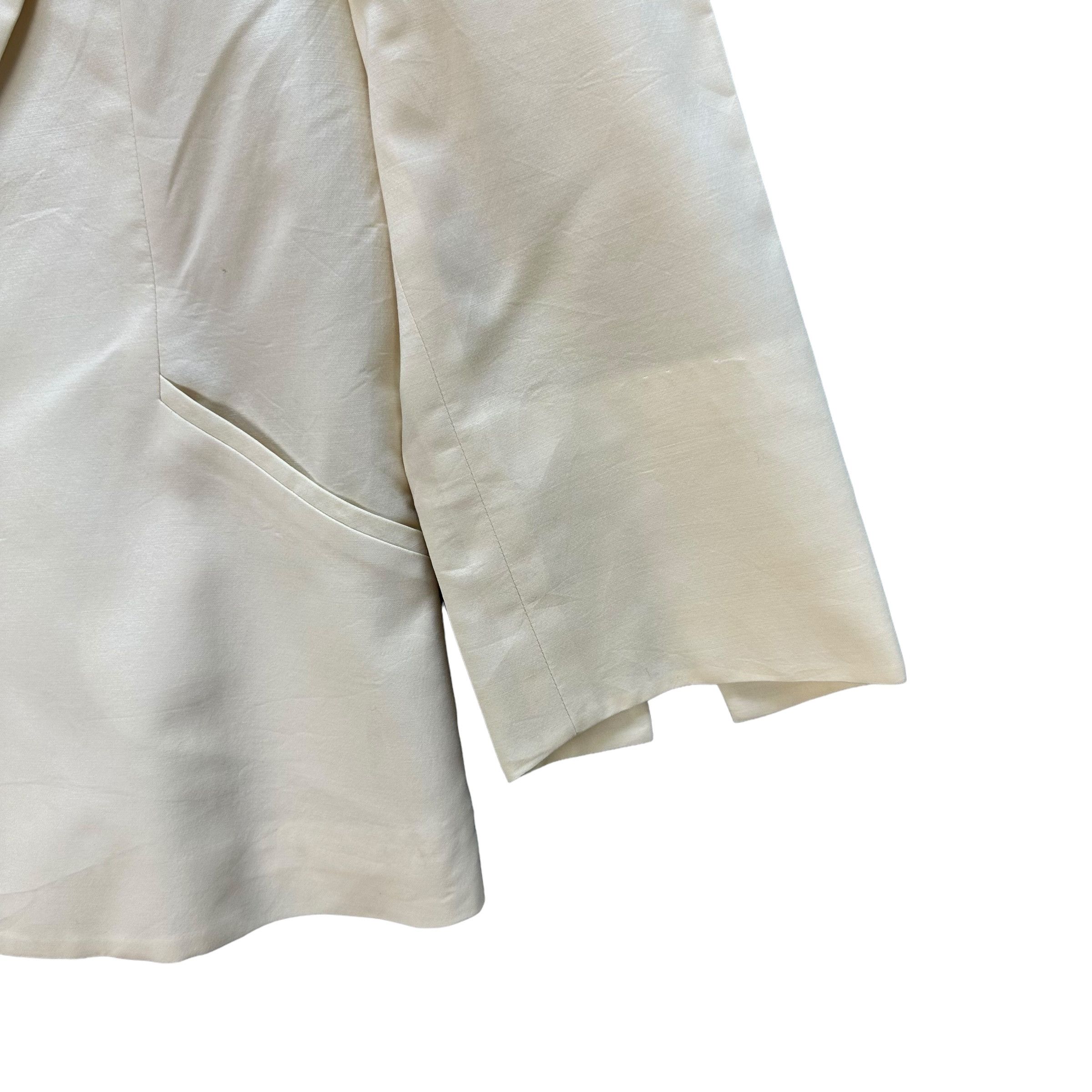 Karl Lagerfeld KARL LAGERFELD Cropped Single Button Blazer Jacket #A44-1004 Size S / US 4 / IT 40 - 6 Thumbnail