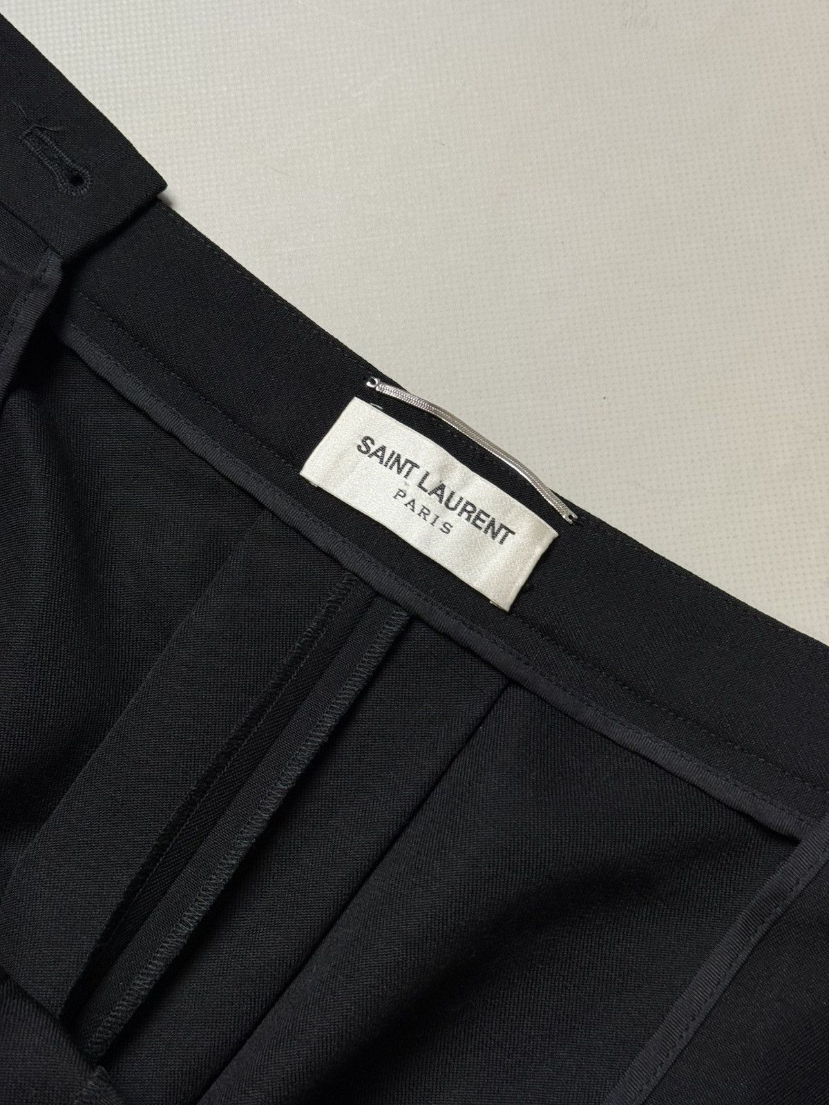 Saint Laurent Paris Saint Laurent Wool Wide Leg Baggy Drop Crotch Trousers Pants Size US 36 / EU 52 - 12 Thumbnail