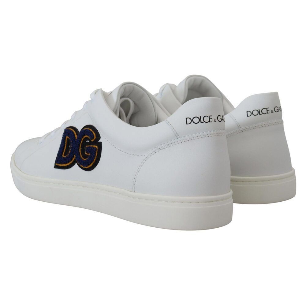 Dolce & Gabbana Dolce & Gabbana Elegant White Leather Men's Sneakers Size US 6 / EU 39 - 3 Thumbnail