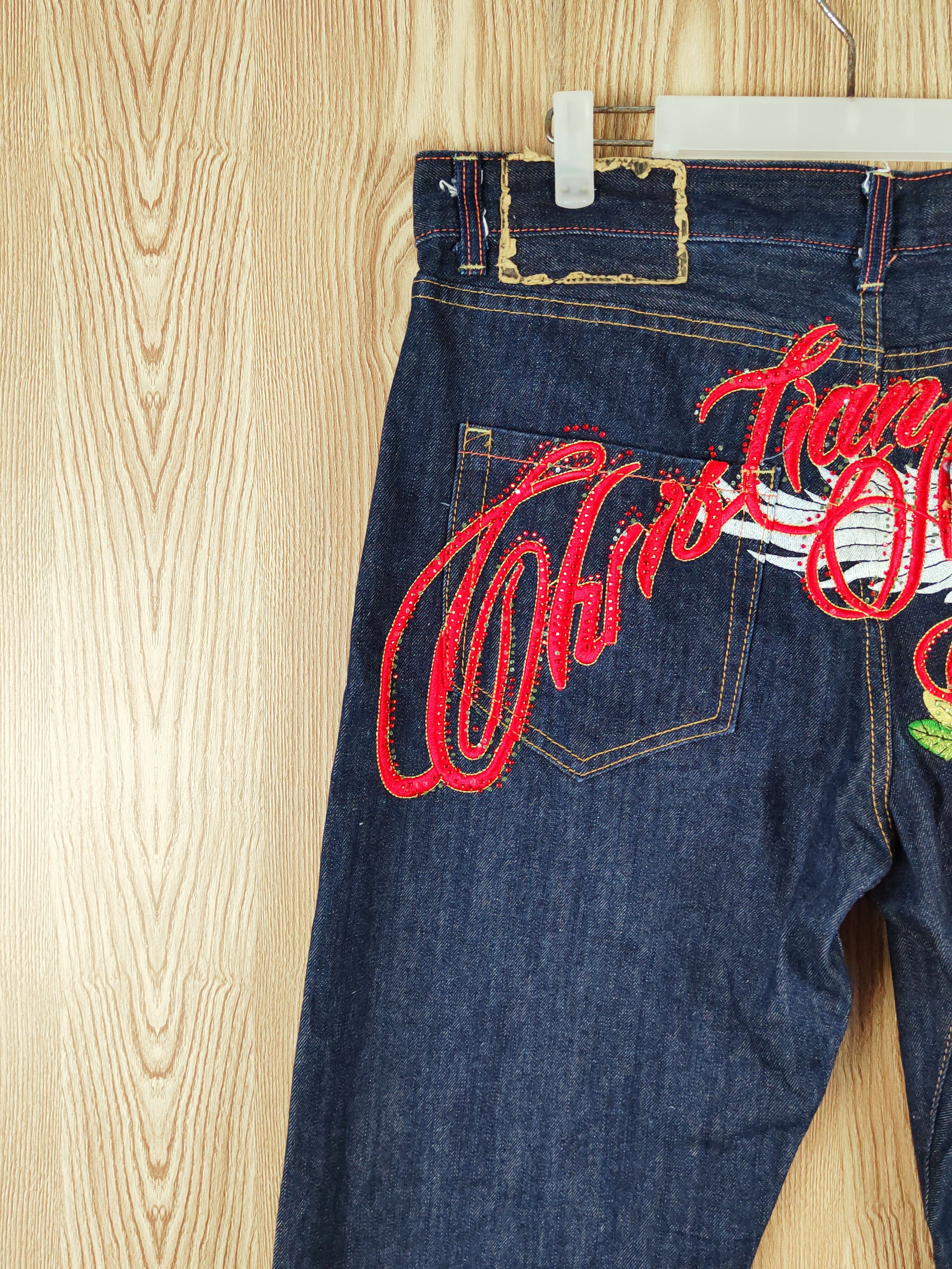 Japanese Brand Japan Dark Blue Distressed Ripped Jeans #W215 Size US 36 / EU 52 - 5 Thumbnail