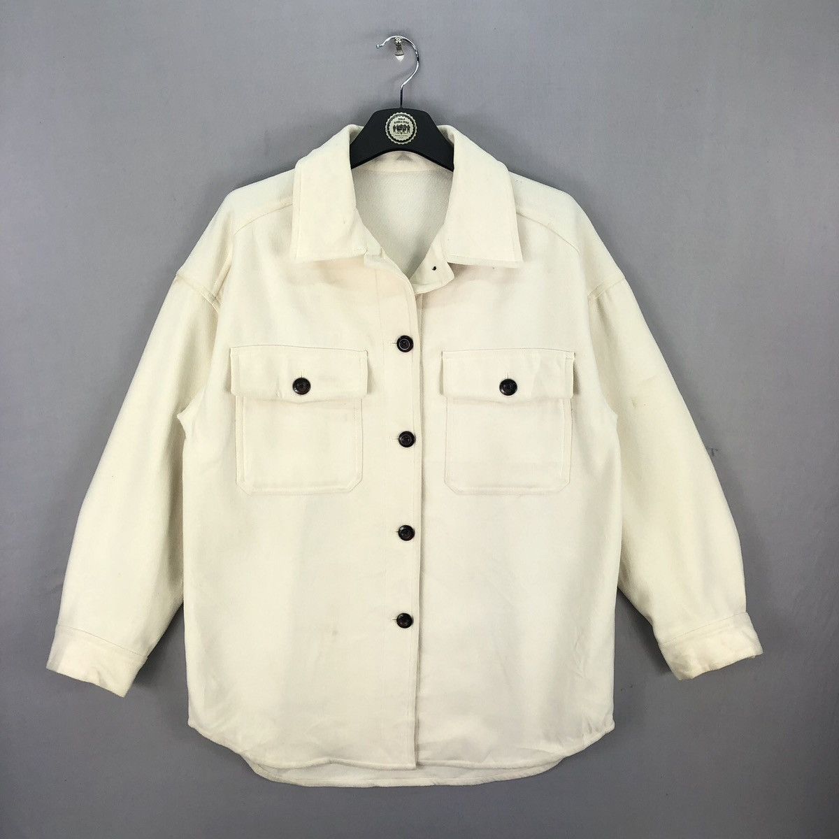 GU GU Flannel Jacket Thick Fabric Double Pocket Button up Size US M / EU 48-50 / 2 - 1 Thumbnail