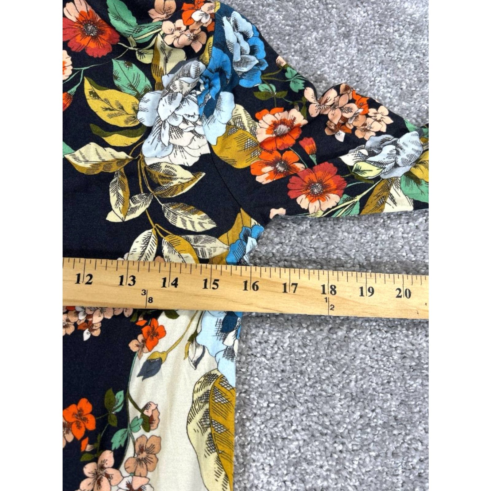 Johnny Was Johnny Was Shirt Dress Womens XS Blue Orange Beige Floral Shirt Dress Womens XS Blue Floral Size XS / US 0-2 / IT 36-38 - 6 Thumbnail