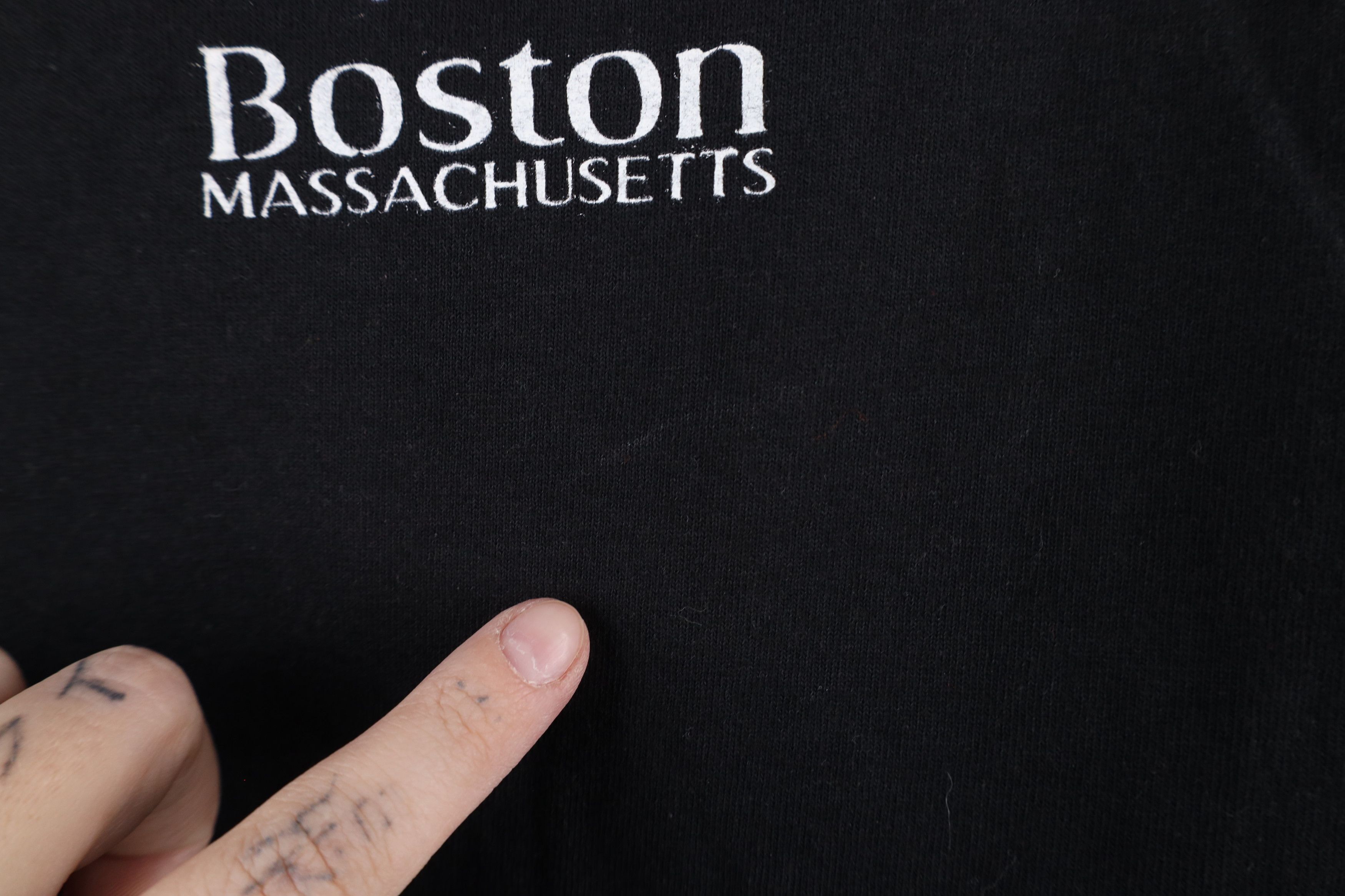 Vintage Vintage Y2K Streetwear Skull Boston Massachusetts T-Shirt Size US XL / EU 56 / 4 - 10 Thumbnail