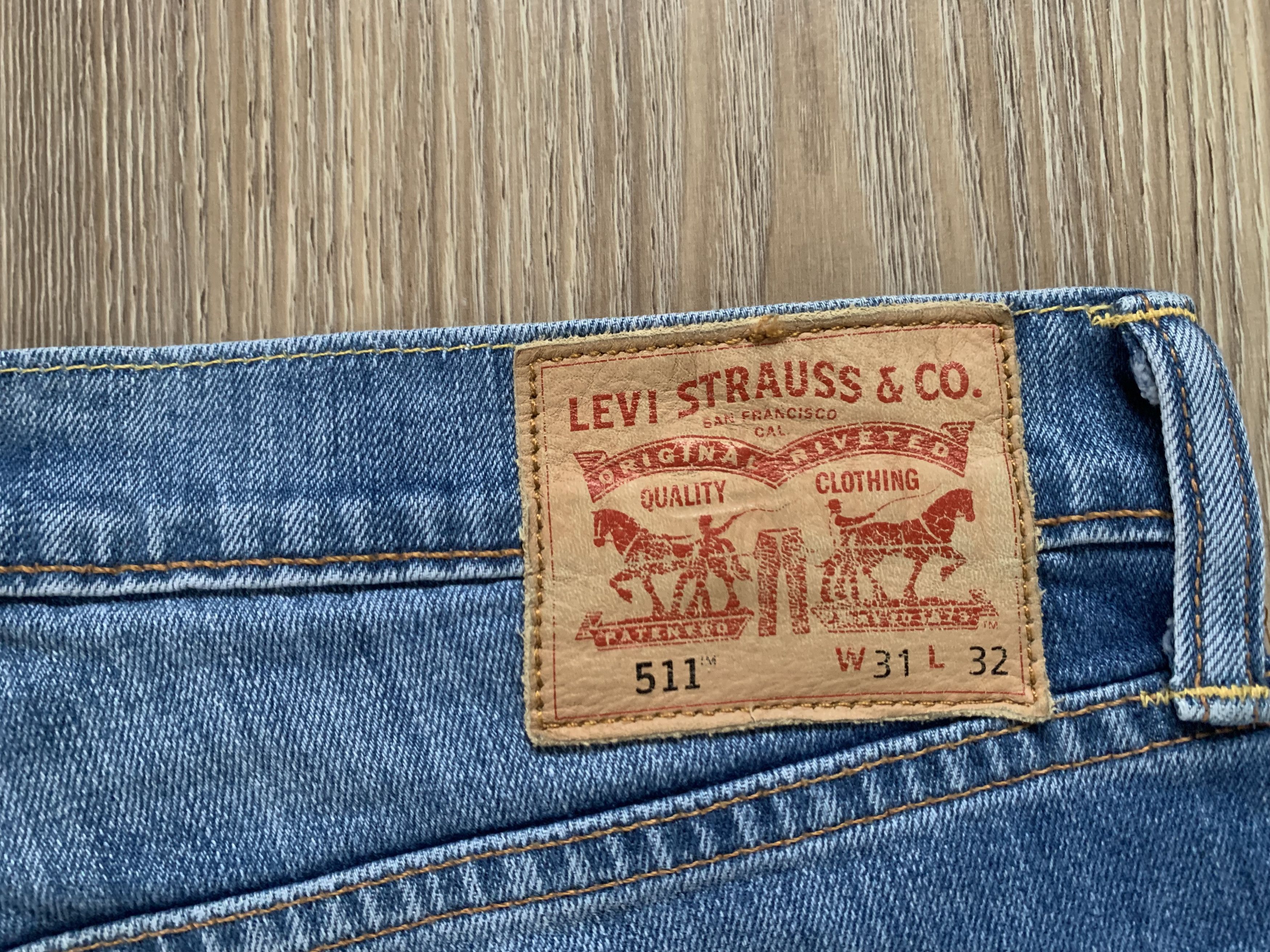 Levi's Levis 511 Light Blue Jeans Size US 31 - 7 Thumbnail