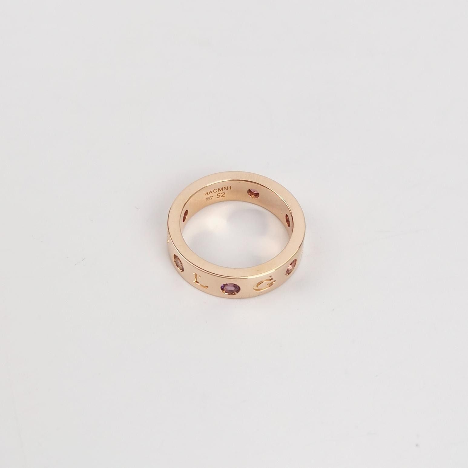 Bvlgari Bvlgari Bvlgari Bvlgari 18K rose gold diamond gemstone doub Size ONE SIZE - 4 Thumbnail