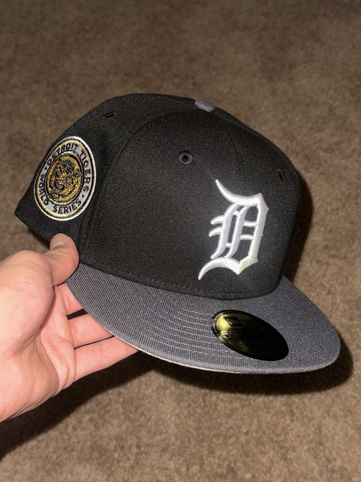Hat Club × MyFitteds × New Era HAT CLUB Detroit Tigers World Series Patch Size 7 1/8 Size ONE SIZE - 1 Thumbnail