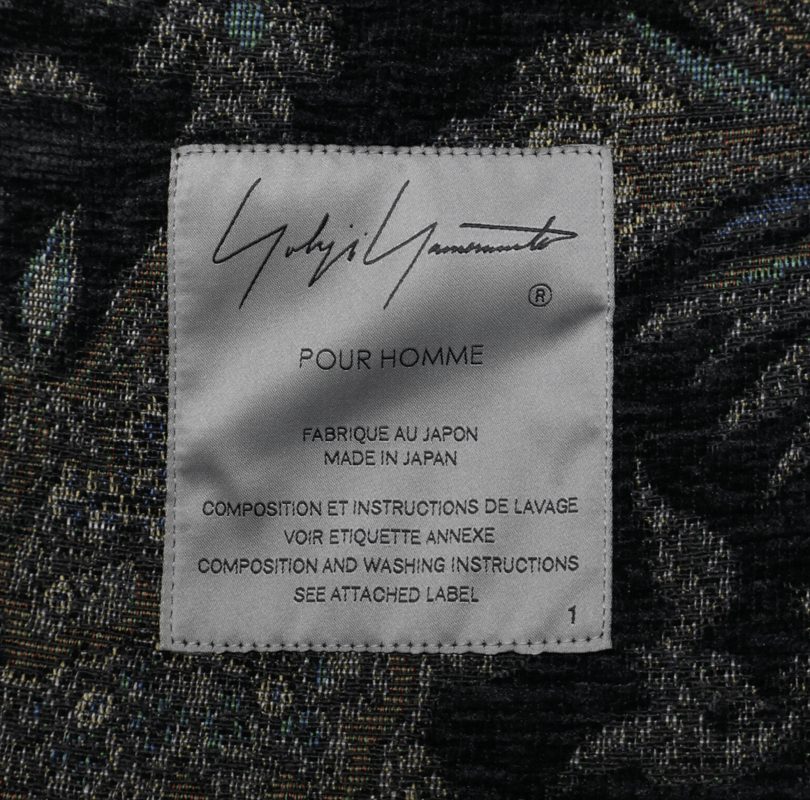 Yohji Yamamoto Yohji Yamamoto Pour Homme Ink dyed Gobelin Stand Collar Coat Size US S / EU 44-46 / 1 - 17 Thumbnail