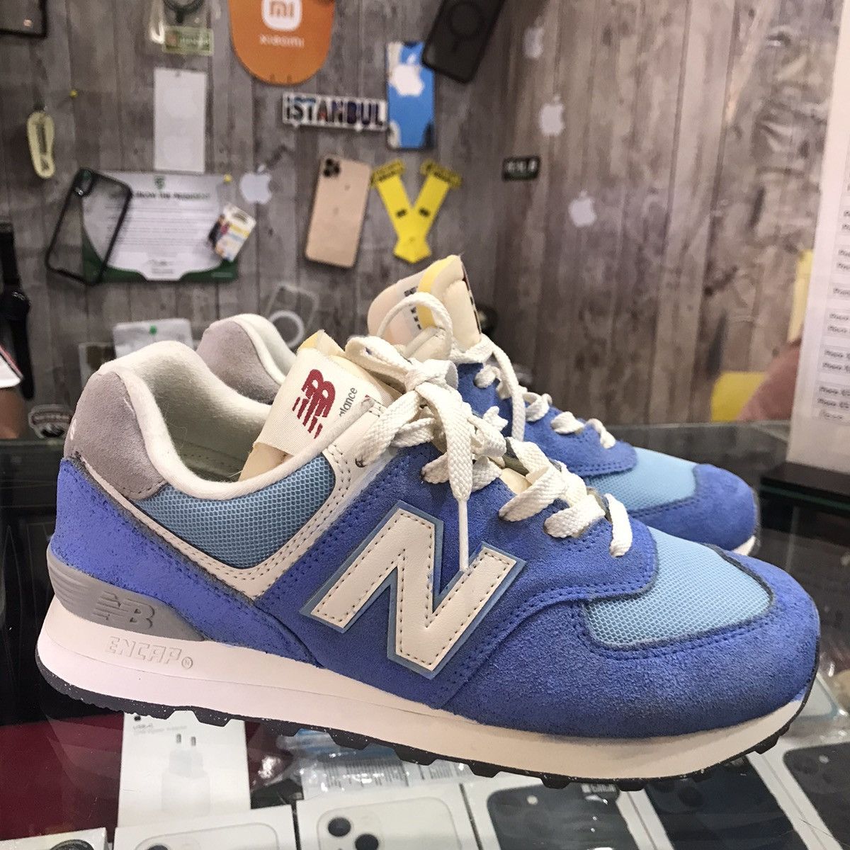 Hysteric Glamour × New Balance New Balance 574 Blue Laguna Sea Salt U574RCA U RCA sneakers Size US 5.5 / EU 38 - 7 Thumbnail