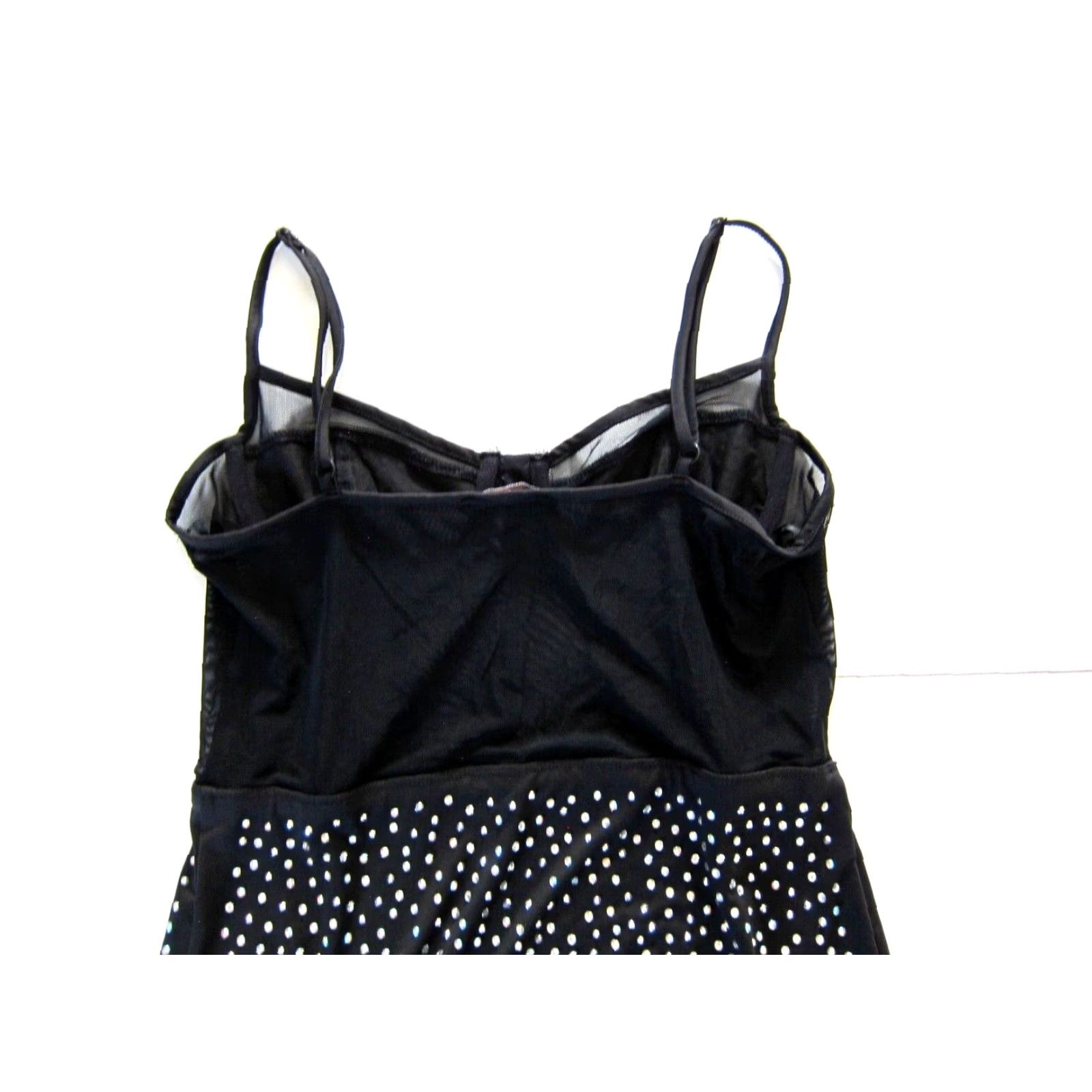 Vintage Blashe Black Diamond Stretch Underwire Spaghetti Strap Bodycon Dress Medium Size M / US 6-8 / IT 42-44 - 5 Thumbnail