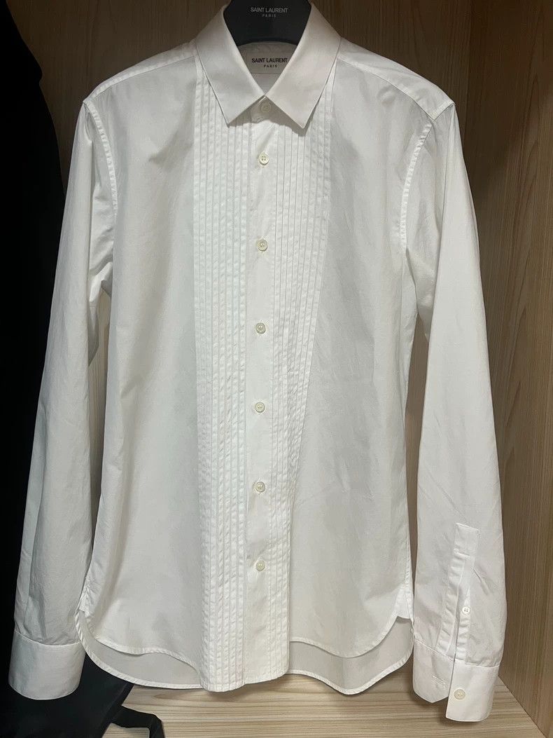 Saint Laurent Paris Saint laurent paris size 38 13fw first year white organ sh Size US M / EU 48-50 / 2 - 1 Thumbnail