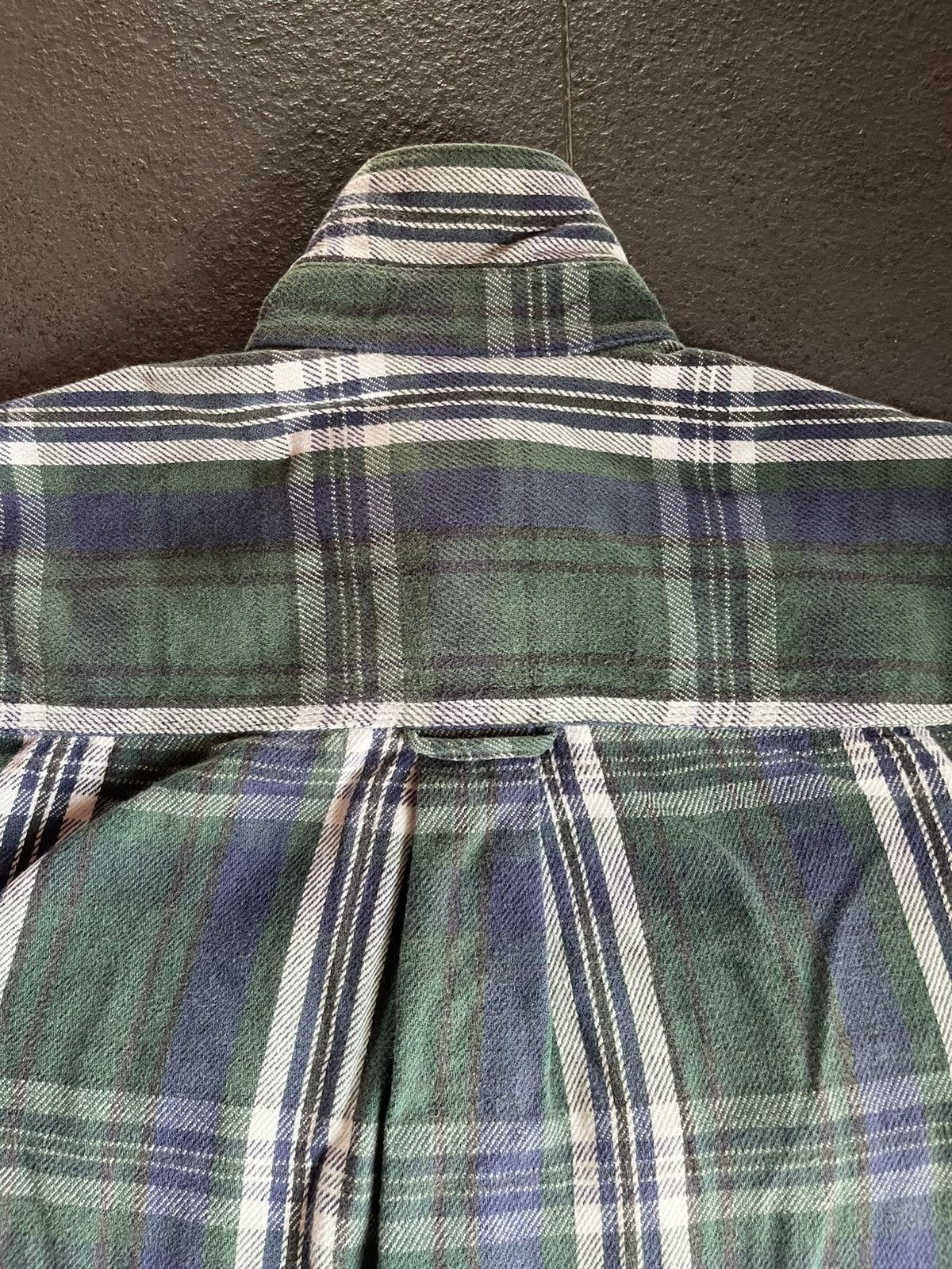 Vintage Vintage 80s Eddie Bauer Plaid Flannel Flap Pocket Lumberjack Size US L / EU 52-54 / 3 - 7 Thumbnail