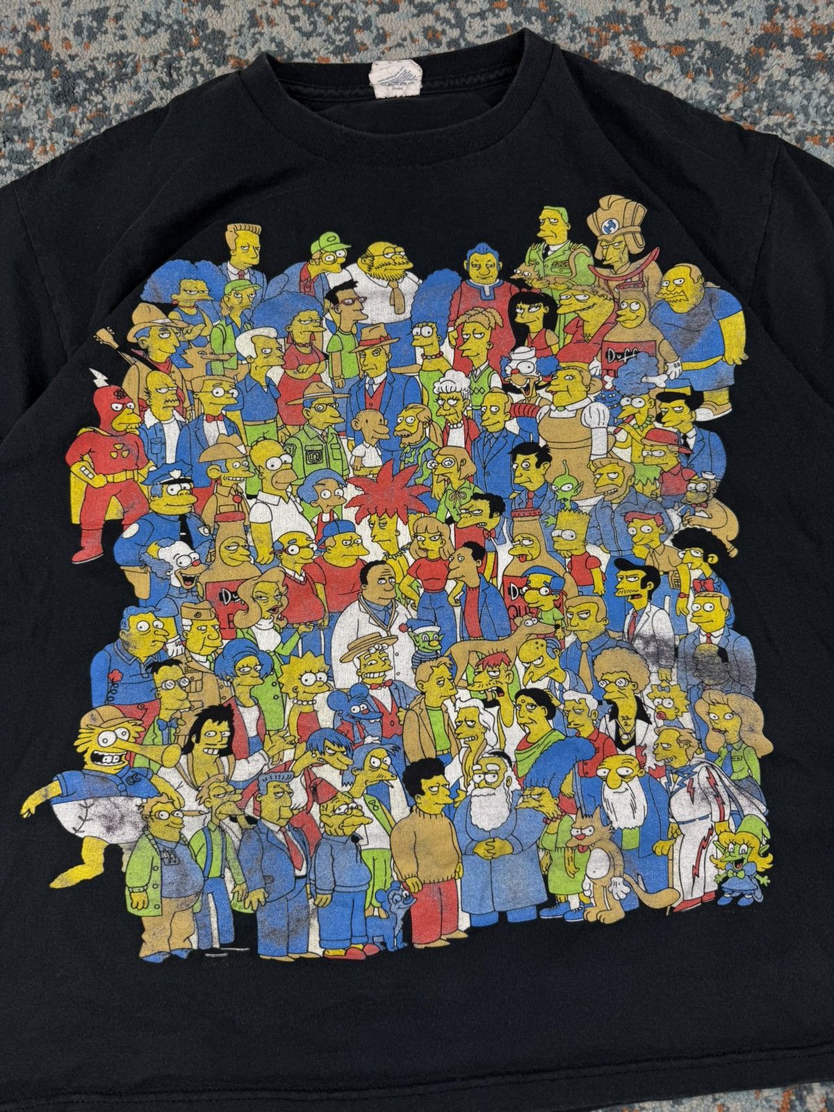 Vintage Vintage 90s Matt Groening all cartoon characters graphic tee Size US L / EU 52-54 / 3 - 4 Thumbnail