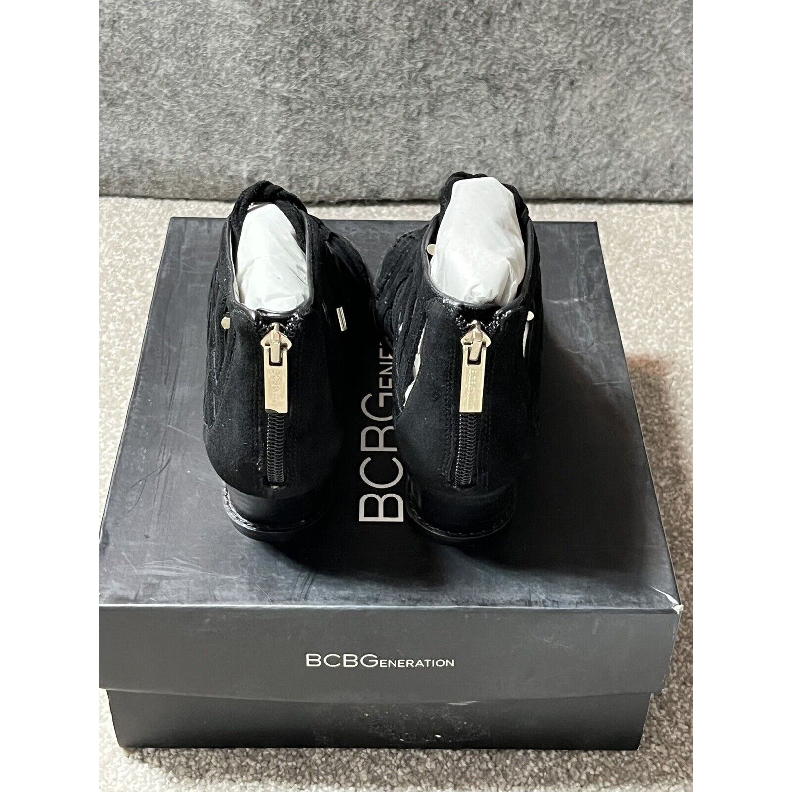Other BCBGeneration Lace-Up Suede Wedge Sandal 5.5 Black BG-Madeya Size US 5.5 / IT 35.5 - 4 Thumbnail