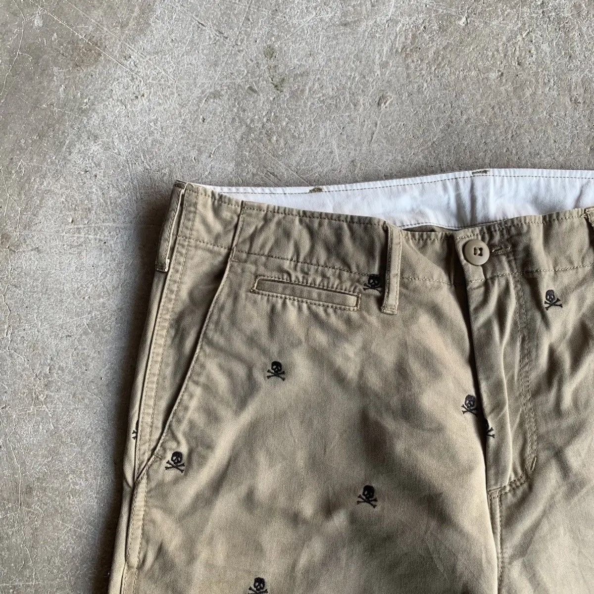 Japanese Brand 💥 STEALS 💥 Skulls Embroidery W32 L31 Fatique Chino Pants Size US 32 / EU 48 - 5 Thumbnail