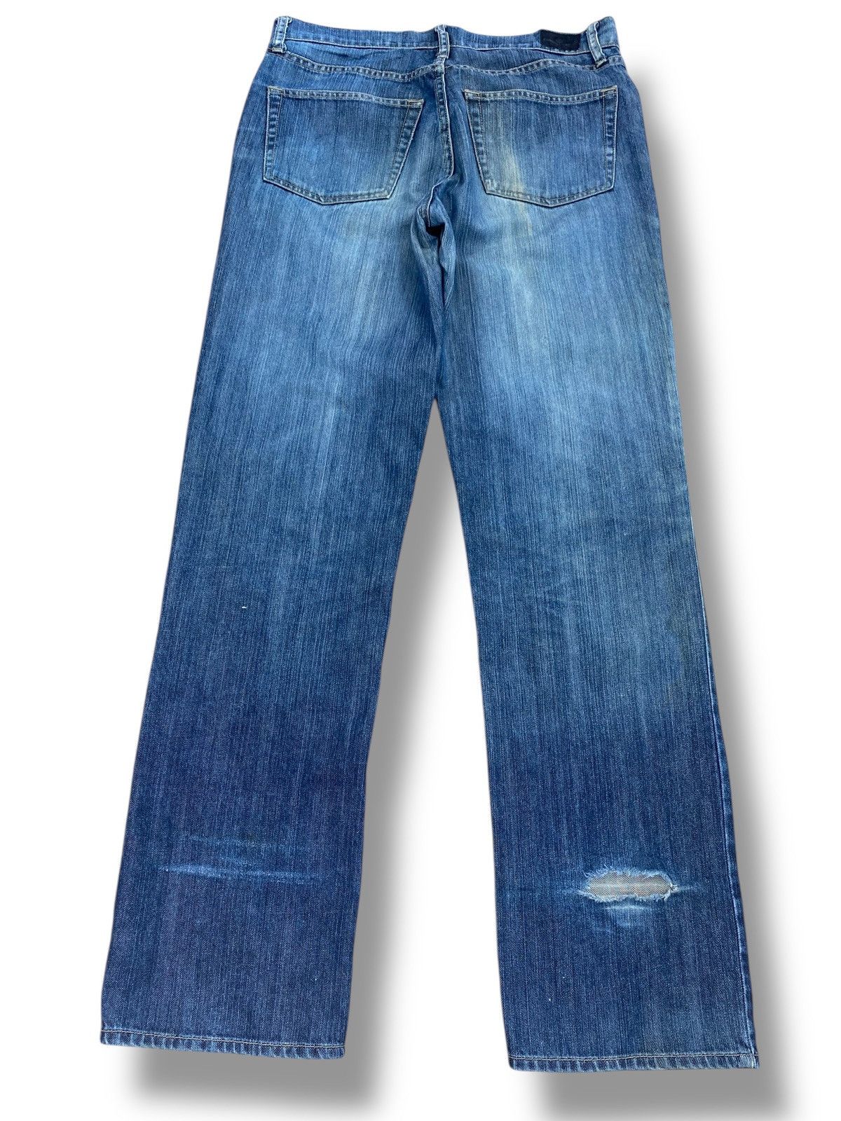 Japanese Brand Japanese Brand Faded Wash Ripped Style Loose Jeans Size US 32 / EU 48 - 3 Thumbnail