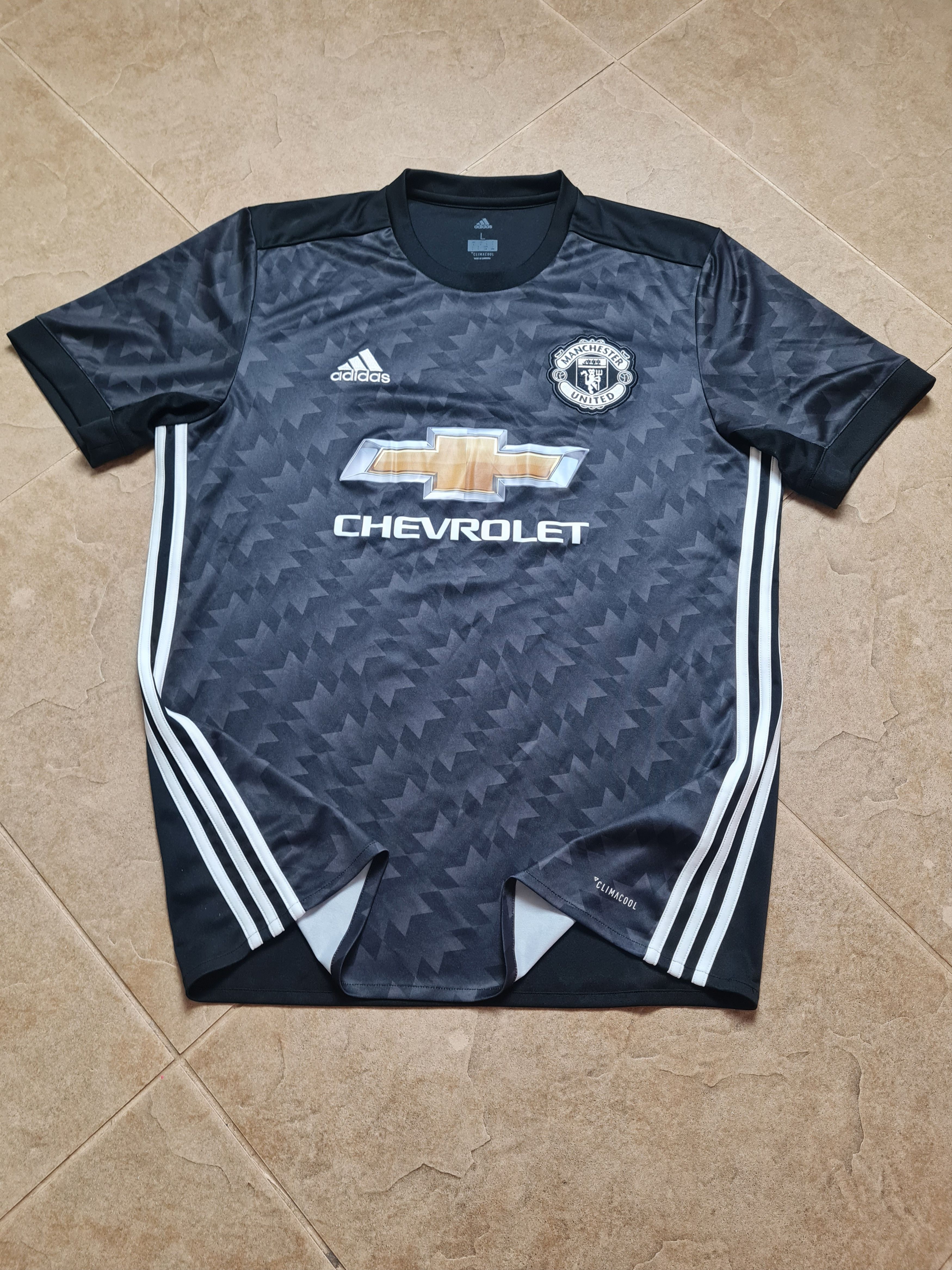 Adidas Jersey Manchester United Adidas Black 2017-18 Soccer Shirt L Size US L / EU 52-54 / 3 - 5 Thumbnail