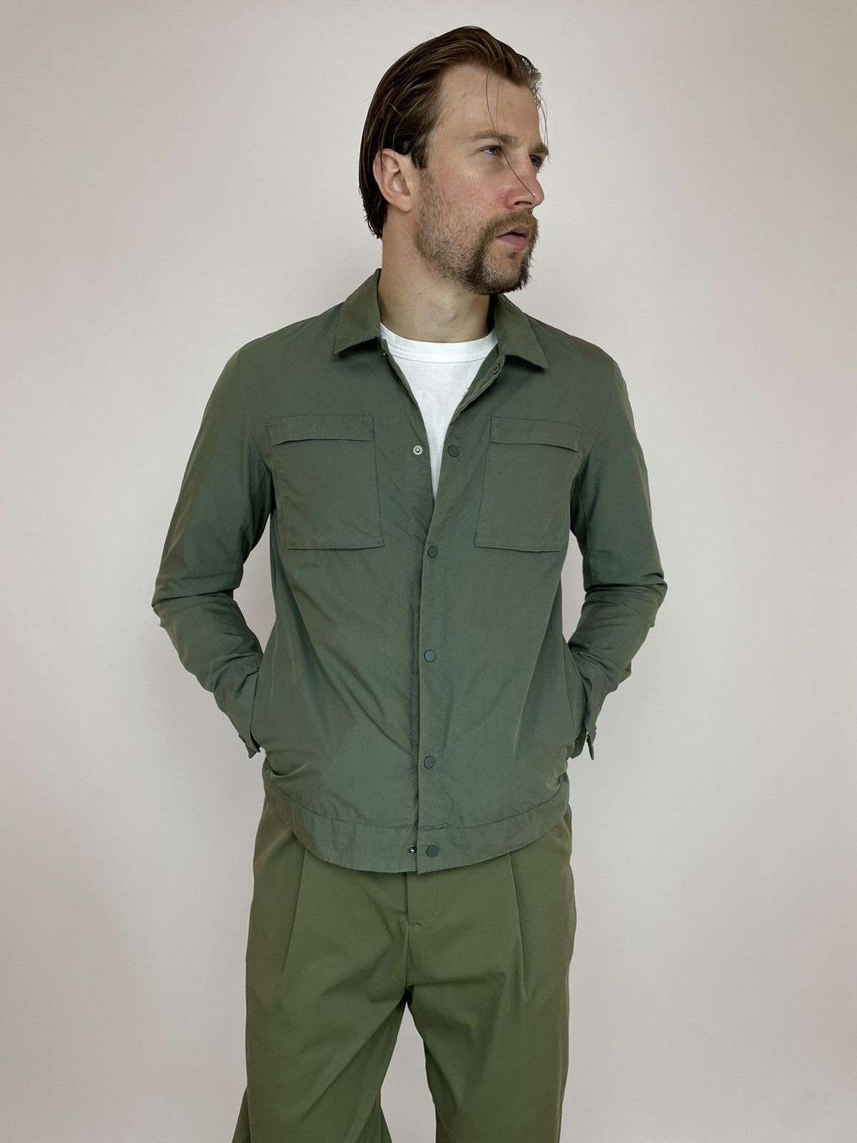 Selected Homme SELECTED HOMME SLHICON Shirt JKT Military Overshirt Mens Size US M / EU 48-50 / 2 - 2 Thumbnail