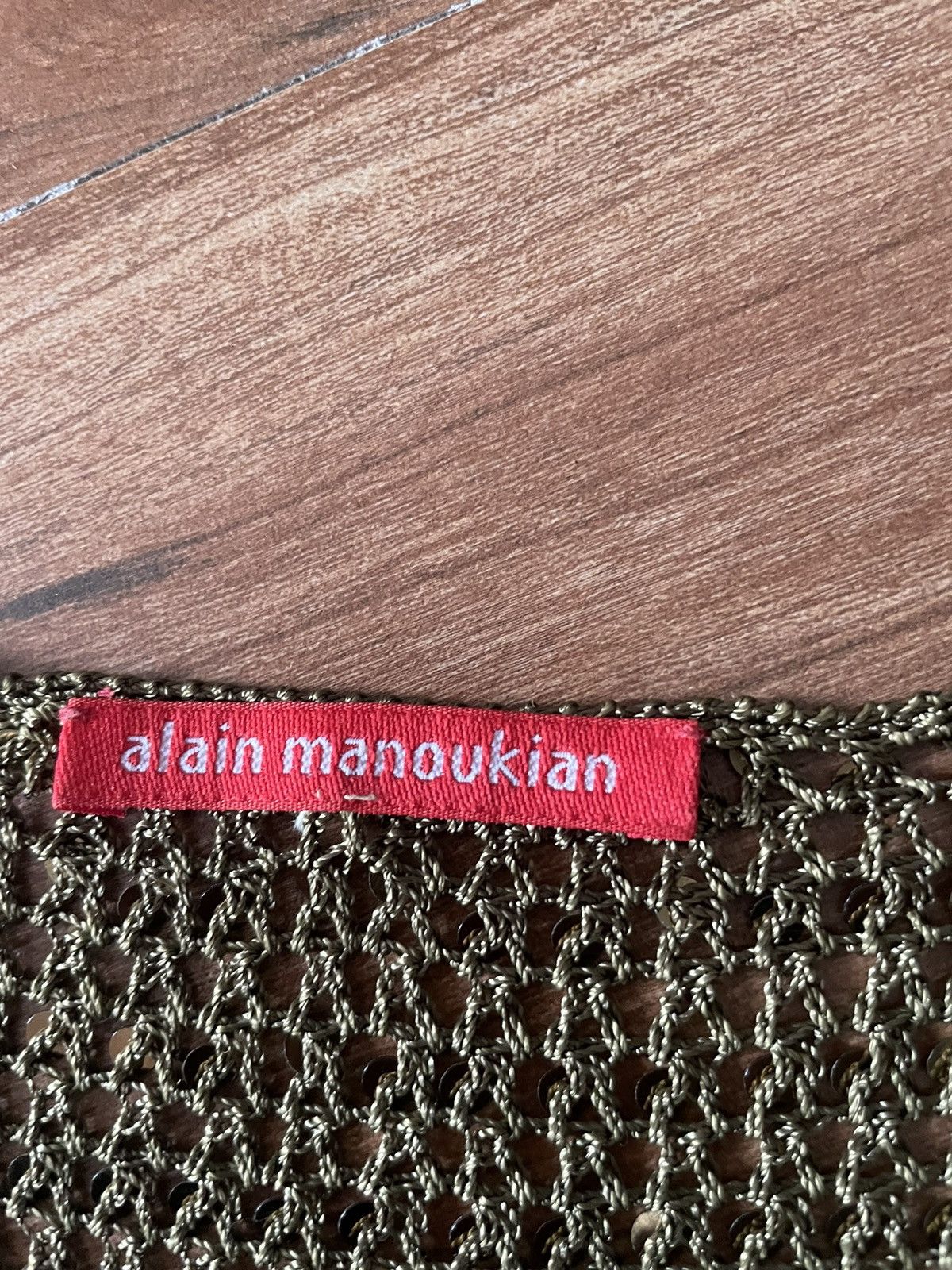 Other Alain Manoukian sequins fishnet blouse Size ONE SIZE - 3 Thumbnail