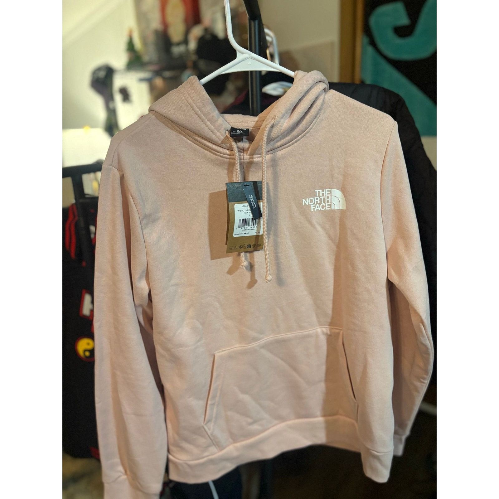 The North Face SZ M - Women's North Face Hoodie, Pink Moss Size M / US 6-8 / IT 42-44 - 1 Thumbnail