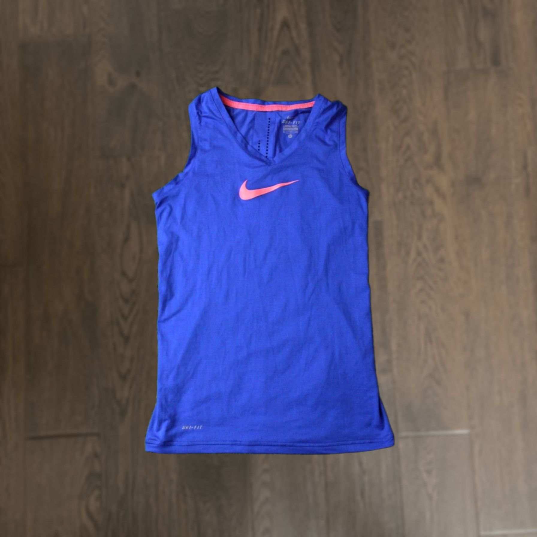Nike NIKE Dri-FIT 2011 ORIGINAL WOMEN VEST Sleeveless Shirt Jersey S Blue Training Run Shirts Womens Size S / US 4 / IT 40 - 1 Thumbnail