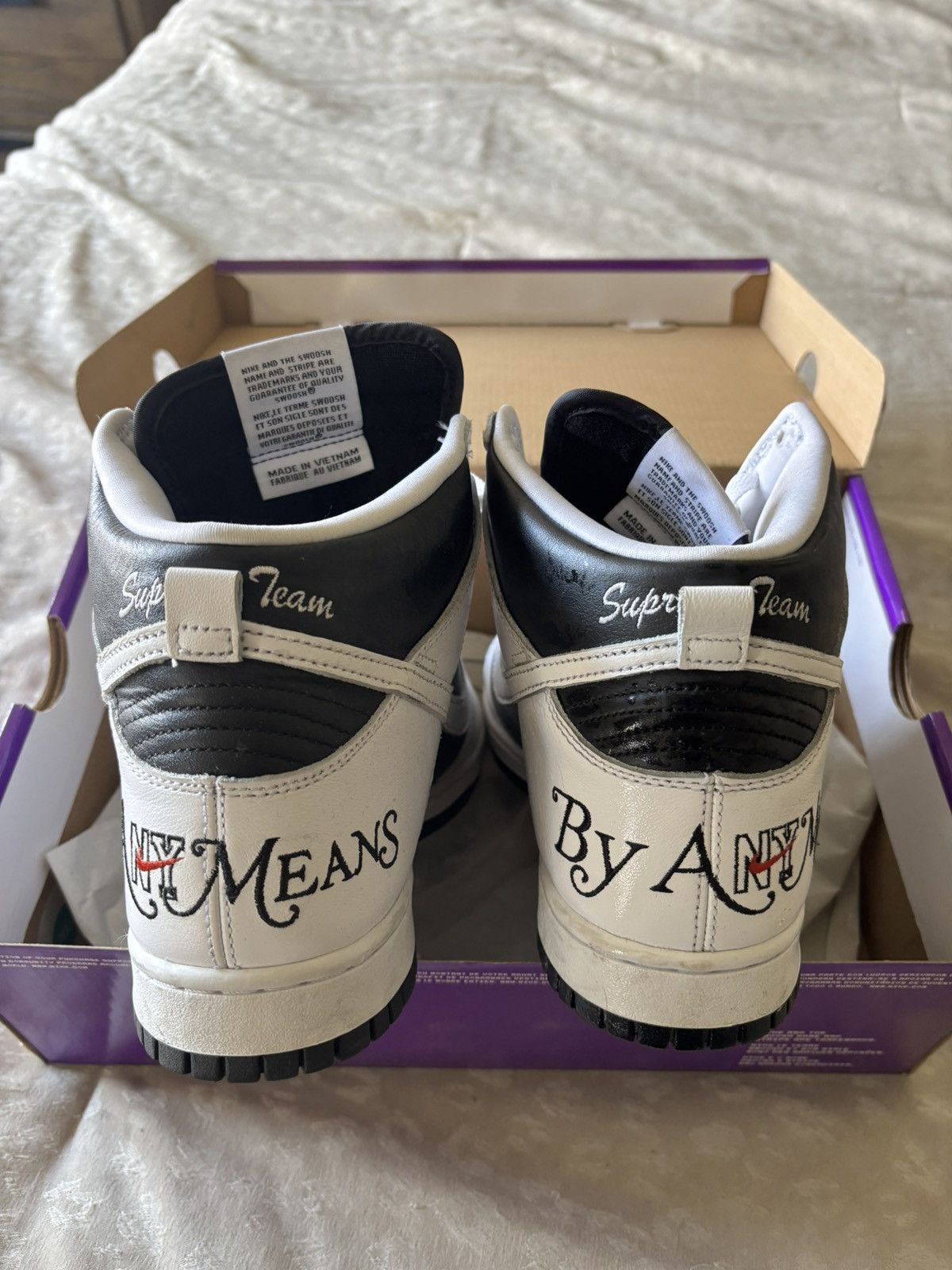 Nike × Supreme SUPREME HIGH TOP SNEAKERS - RARE AND SOLD OUT! Size US 10 / EU 43 - 5 Thumbnail
