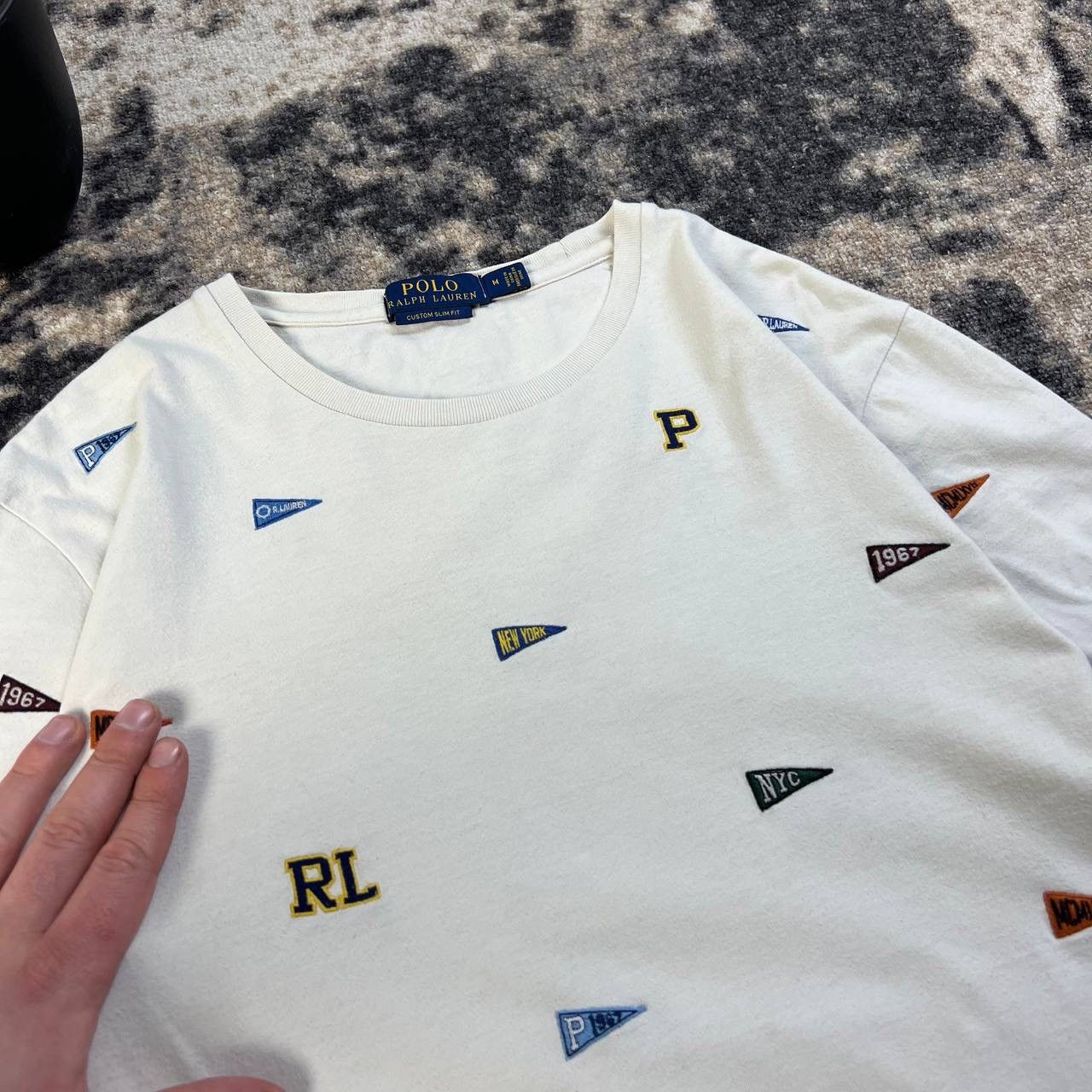 Polo Ralph Lauren Polo Ralph Lauren Luxury Multilogo T-Shirt Streetwear 1TS107 Size US M / EU 48-50 / 2 - 3 Thumbnail