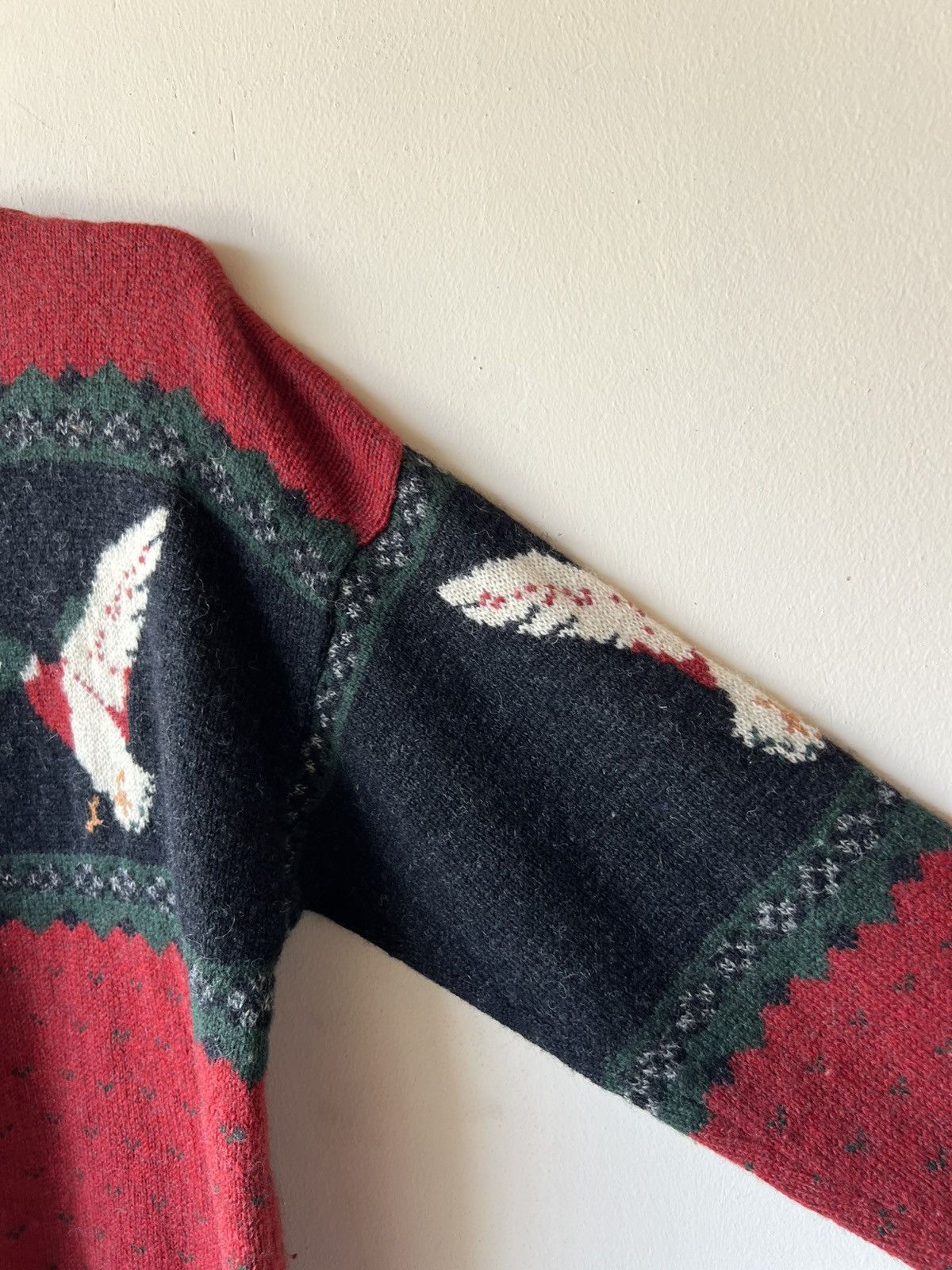 Woolrich Woolen Mills Vintage 90s Woolrich 100% Wool Knitwear Sweater Size US L / EU 52-54 / 3 - 12 Thumbnail