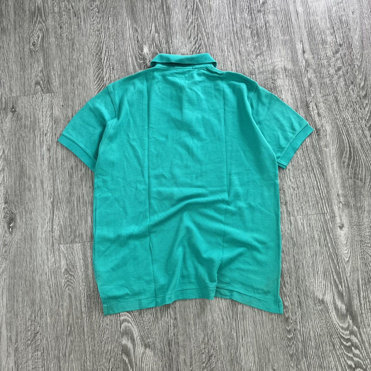 Yves Saint Laurent Vintage 90s Yves Saint Laurent Green Polo Shirt Size US L / EU 52-54 / 3 - 4 Thumbnail
