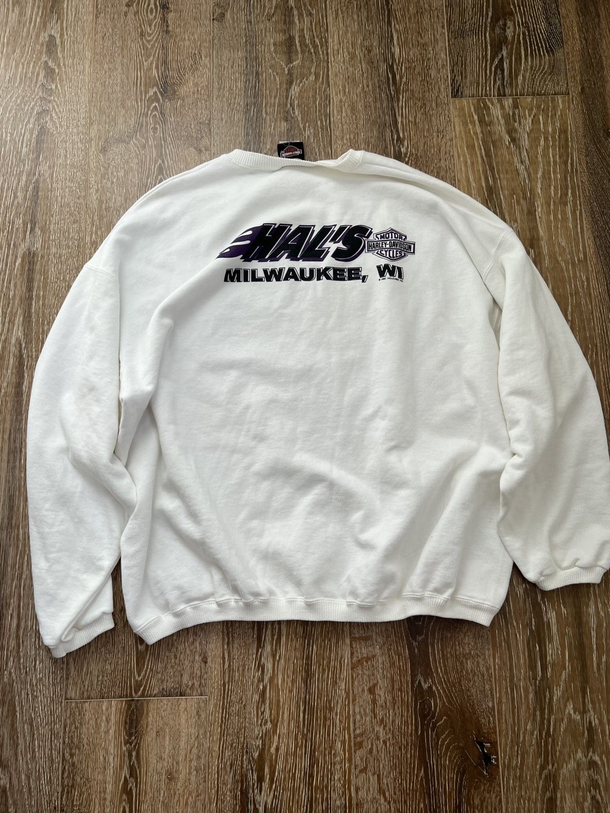 Harley Davidson Vintage harley davidson chrome sweet chrome sweater Size US XXL / EU 58 / 5 - 2 Thumbnail