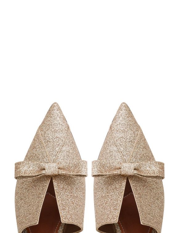 Zimmermann oc11z0925 Tux Mules in Gold Size US 11 / IT 41 - 2 Thumbnail