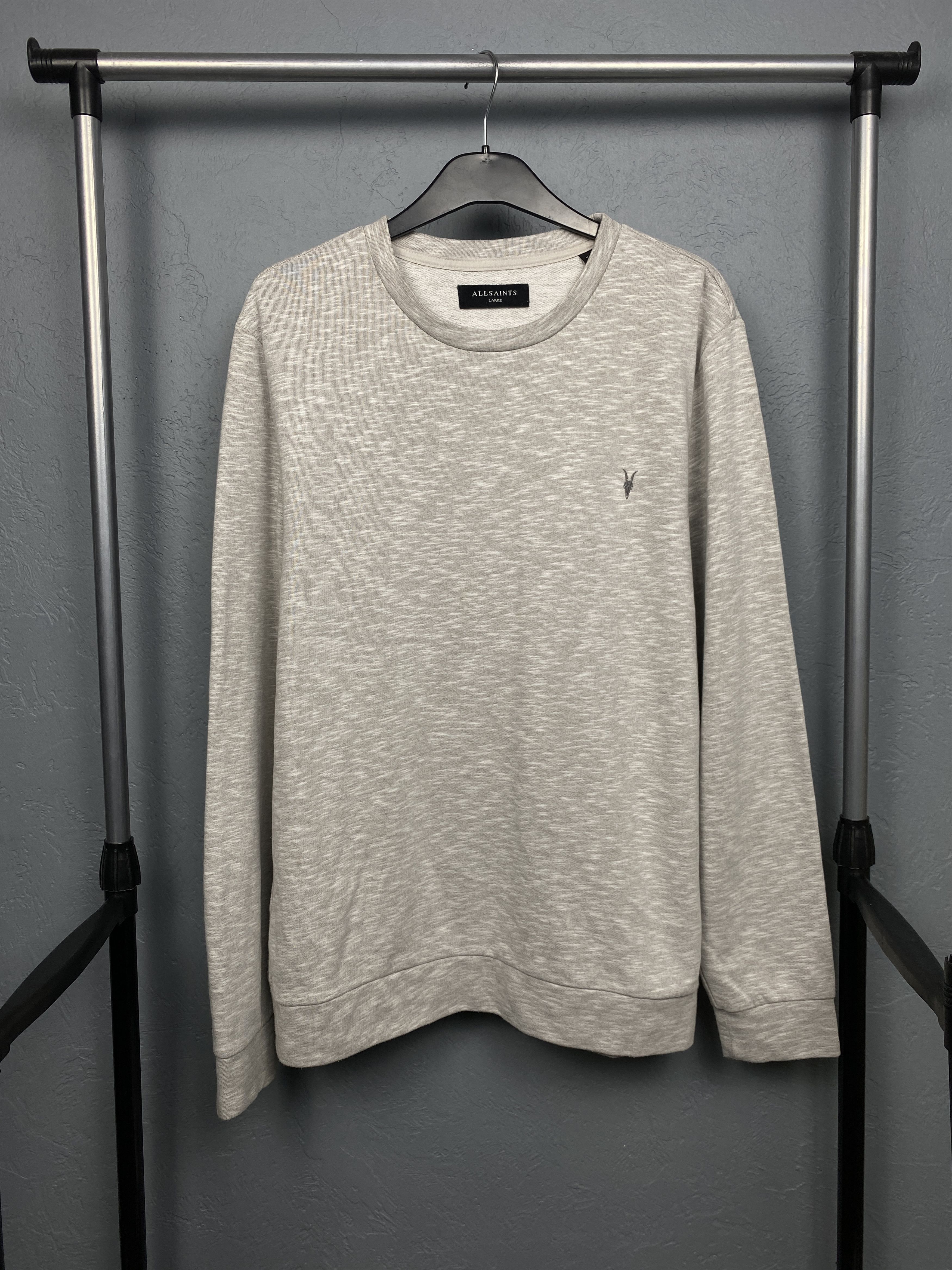 Allsaints Allsaints Vintage Mens Gahan Crew Neck Sweatshirt Size US L / EU 52-54 / 3 - 1 Thumbnail