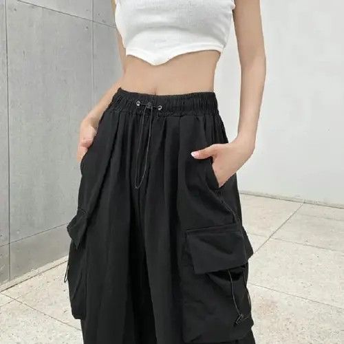 Japanese Brand Women's Pants Casual Joggers Tech Cargo Size 34" / US 12 / IT 48 - 2 Thumbnail