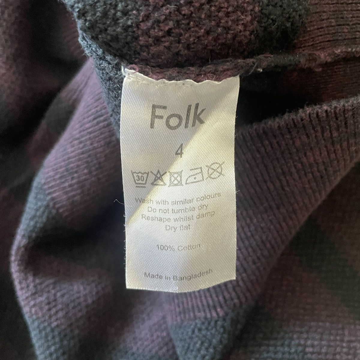 Folk Folk Striped Cotton Jumper Size US L / EU 52-54 / 3 - 4 Thumbnail