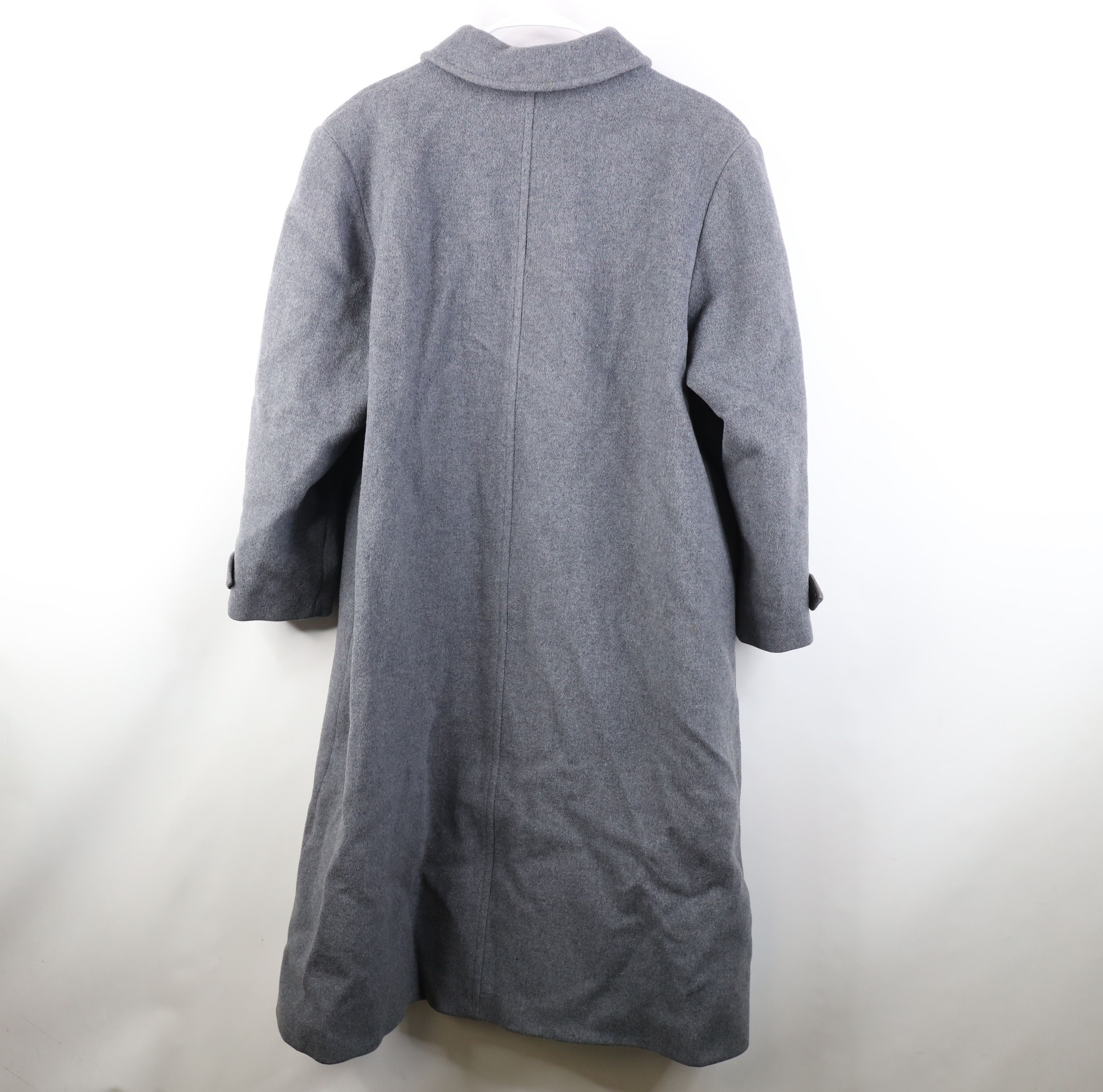 Pendleton Vintage 70s Pendleton Heavy Trench Coat Overcoat Gray USA Size XL / US 12-14 / IT 48-50 - 12 Thumbnail