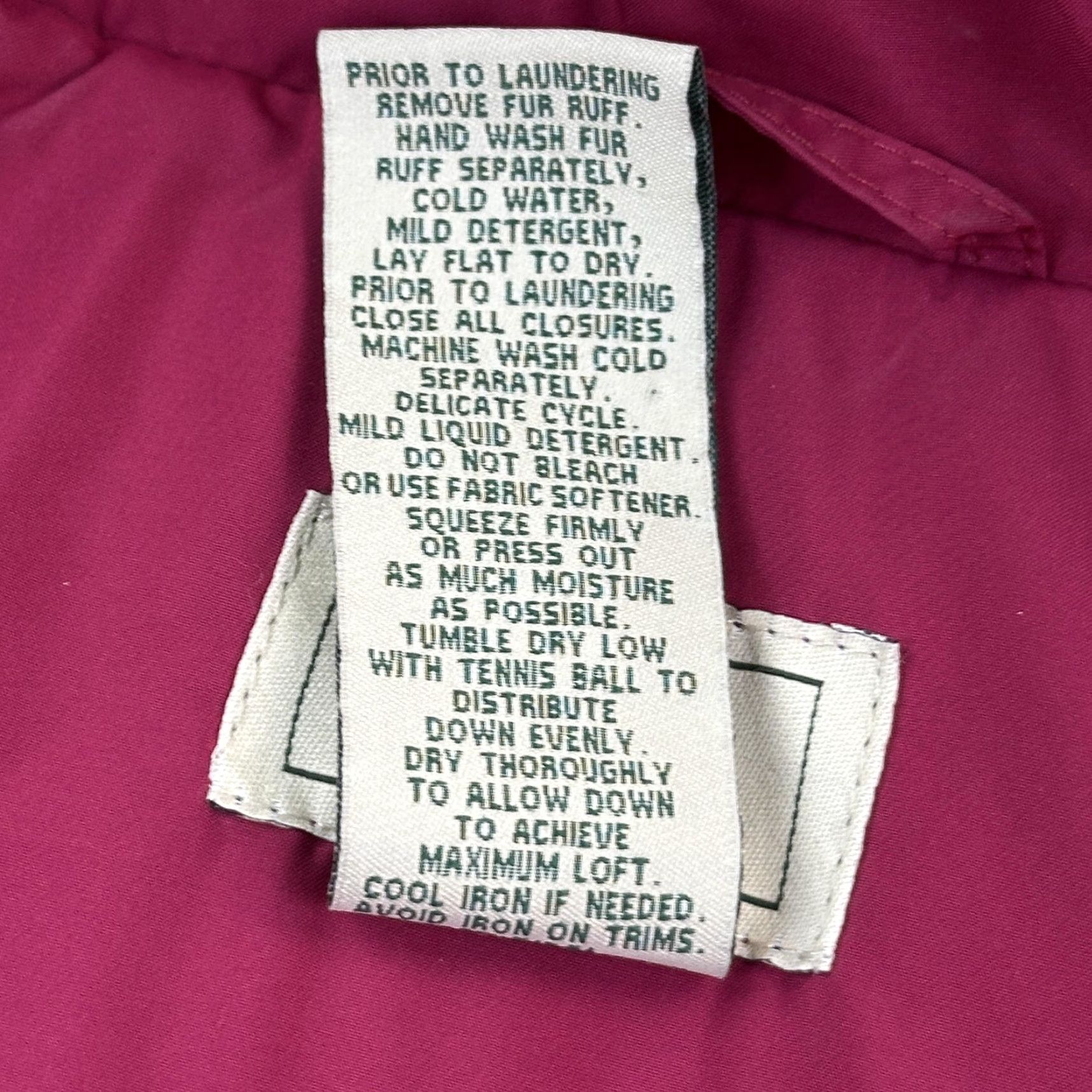Vintage LL Bean Jacket Women's Small Pink Goose Down Puffer Hooded Outdoor Size S / US 4 / IT 40 - 7 Thumbnail