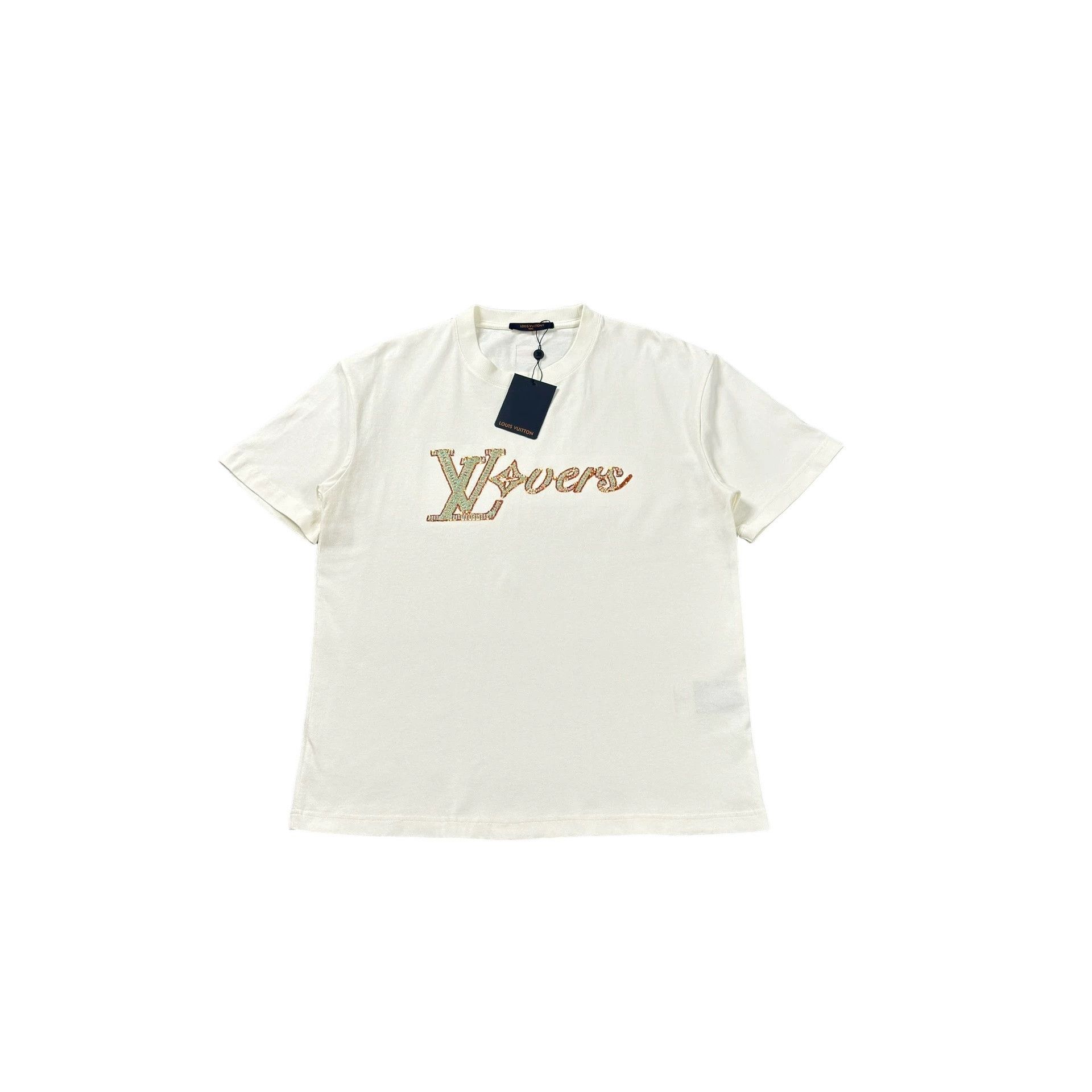 Louis Vuitton Louis Vuitton LVERS Sequin Logo T-Shirt XXL Size US XXL / EU 58 / 5 - 1 Thumbnail