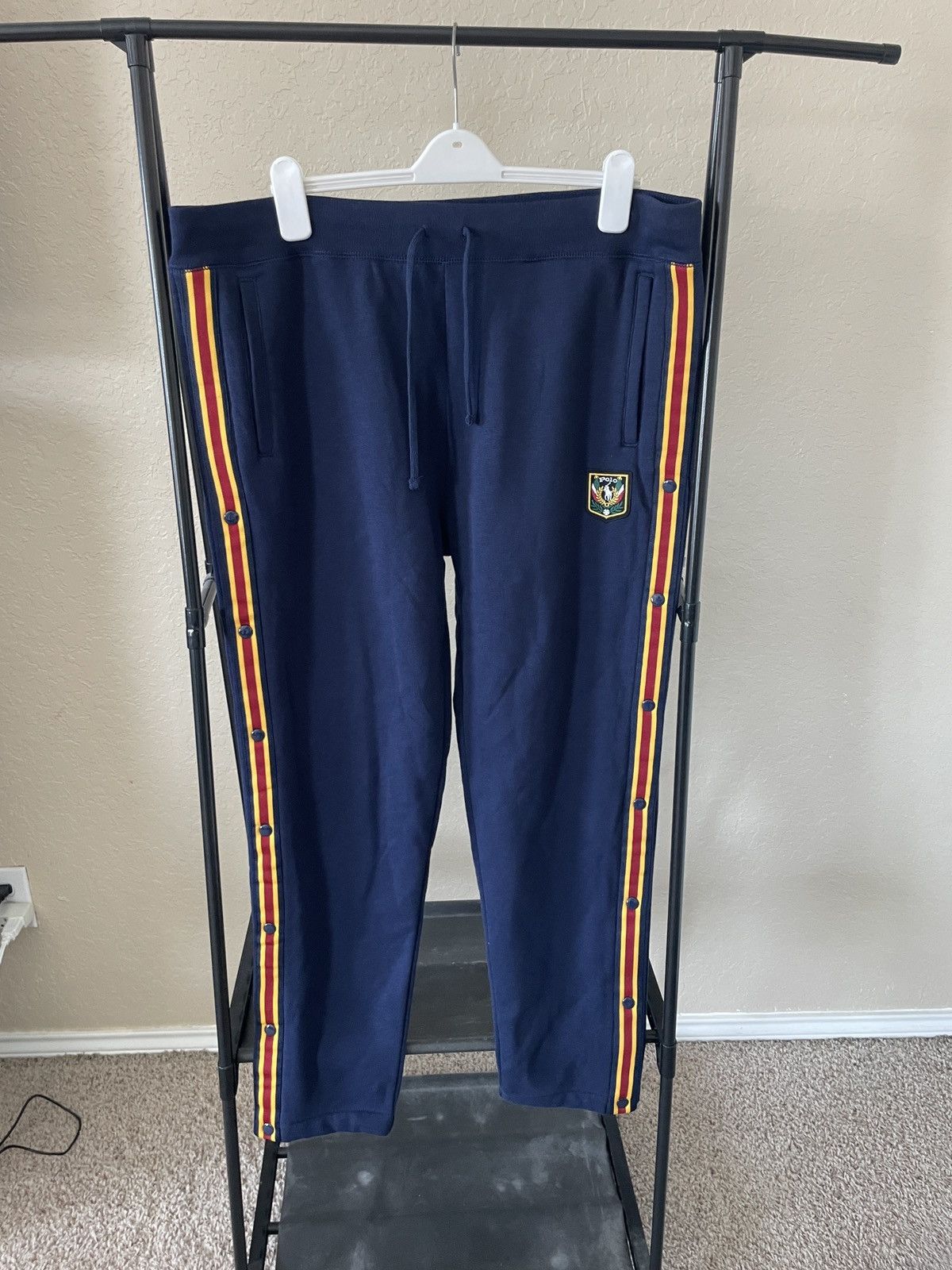 Polo Ralph Lauren Polo Crest Snap Away Sweat pants nwt 188.00 Size US 38 / EU 54 - 2 Thumbnail