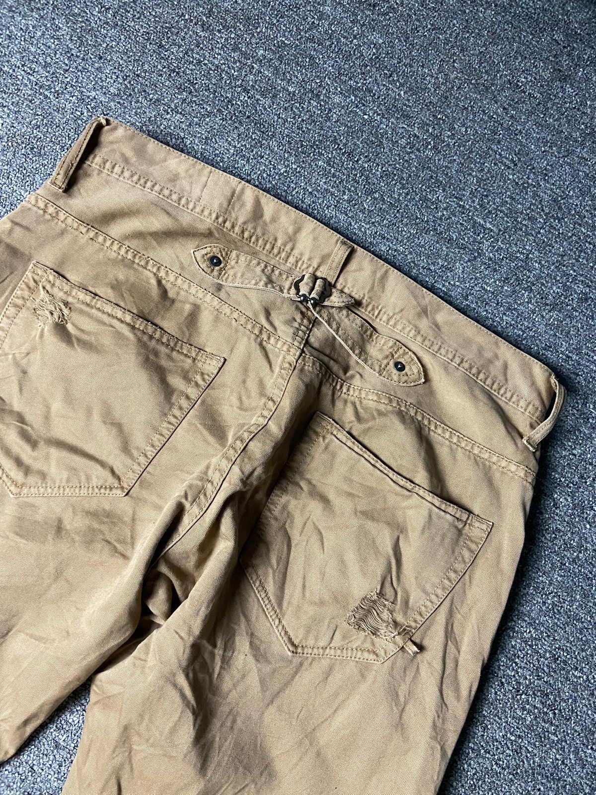 semanticdesign Semantic Design Distressed Straight Trousers (165) Size US 34 / EU 50 - 2 Thumbnail