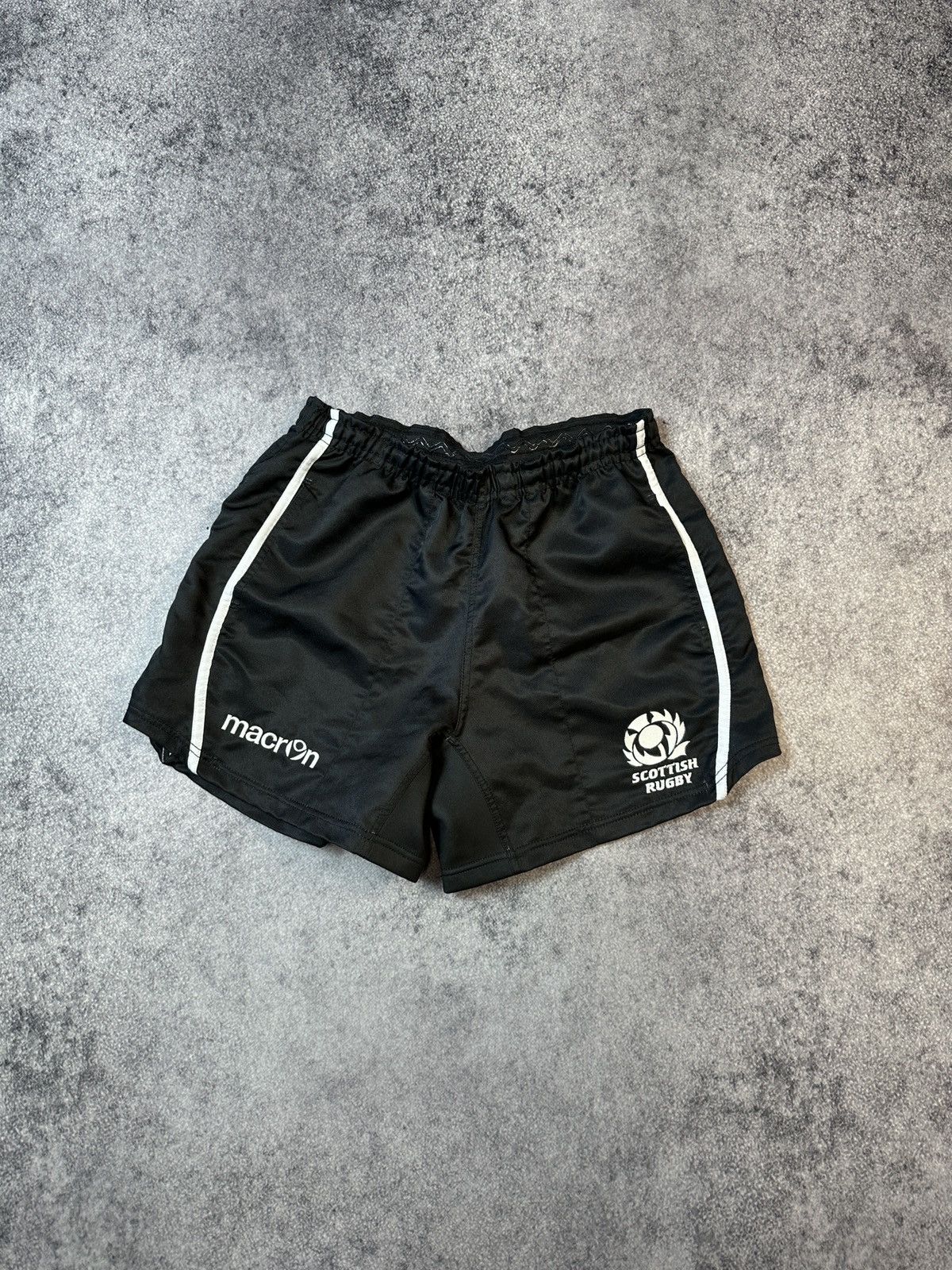 Macron × Vintage Vintage Macron Scotland Rugby Shorts Rare Vintage L Sports Size US 34 / EU 50 - 1 Thumbnail